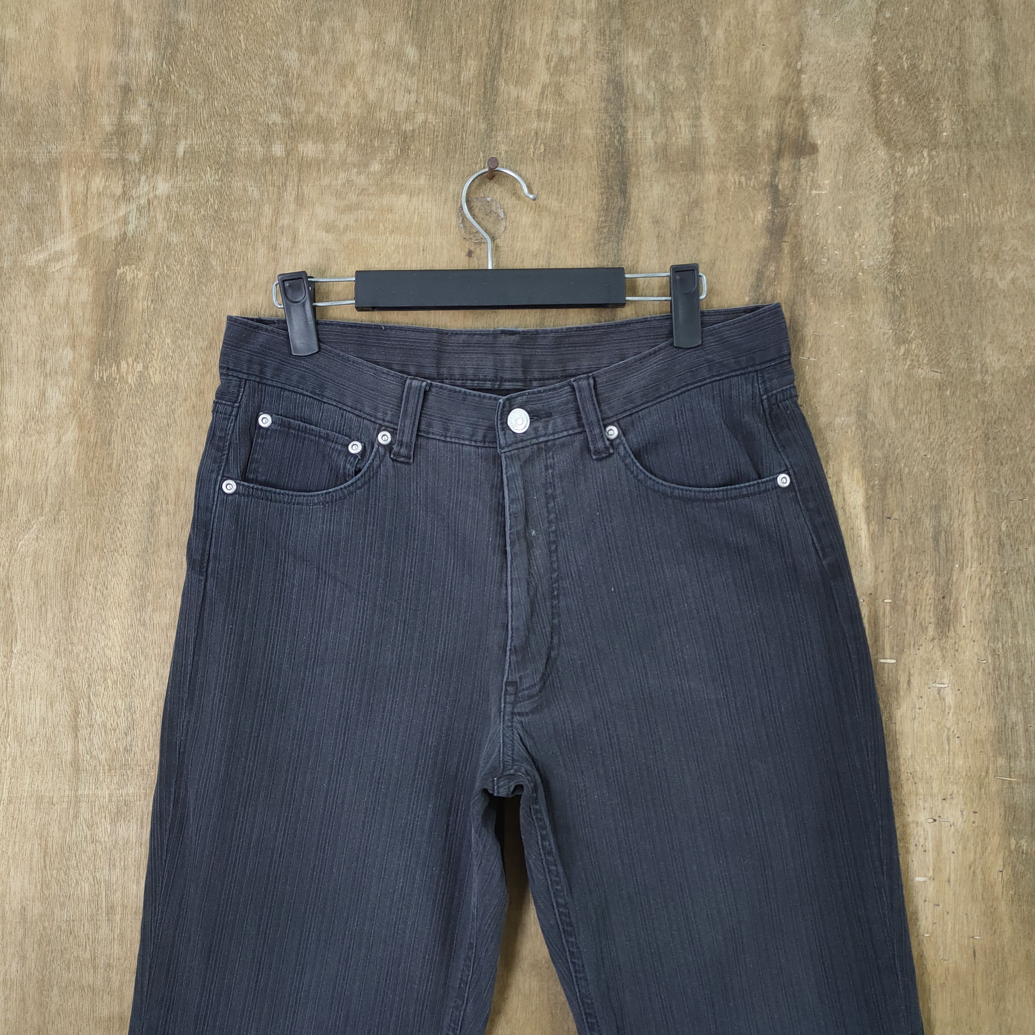 Japanese Brand × Solid and Striped × Vintage JAPANESE BRAND HICKORY STRIPE DENIM JEANS PANTS Size US 30 / EU 46 - 2 Thumbnail