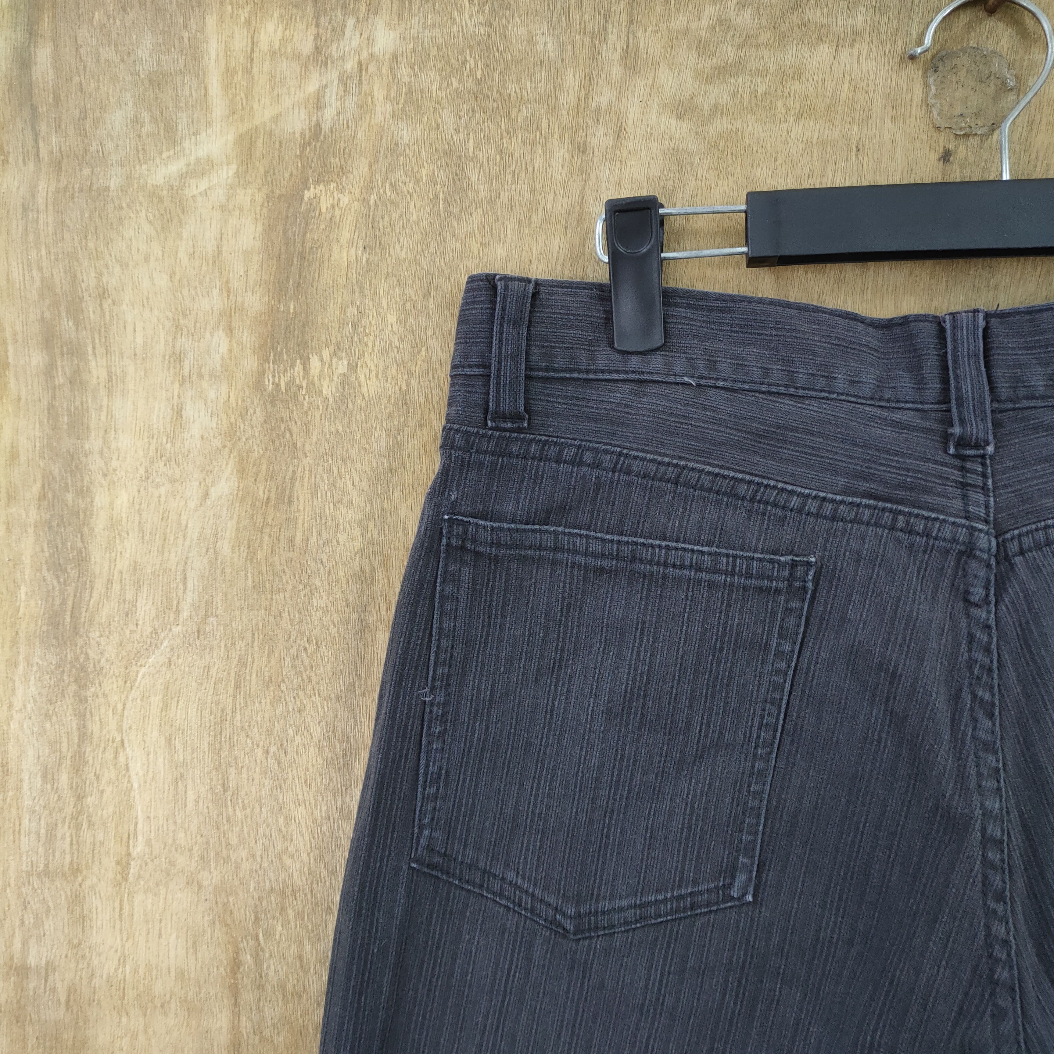 Japanese Brand × Solid and Striped × Vintage JAPANESE BRAND HICKORY STRIPE DENIM JEANS PANTS Size US 30 / EU 46 - 11 Thumbnail