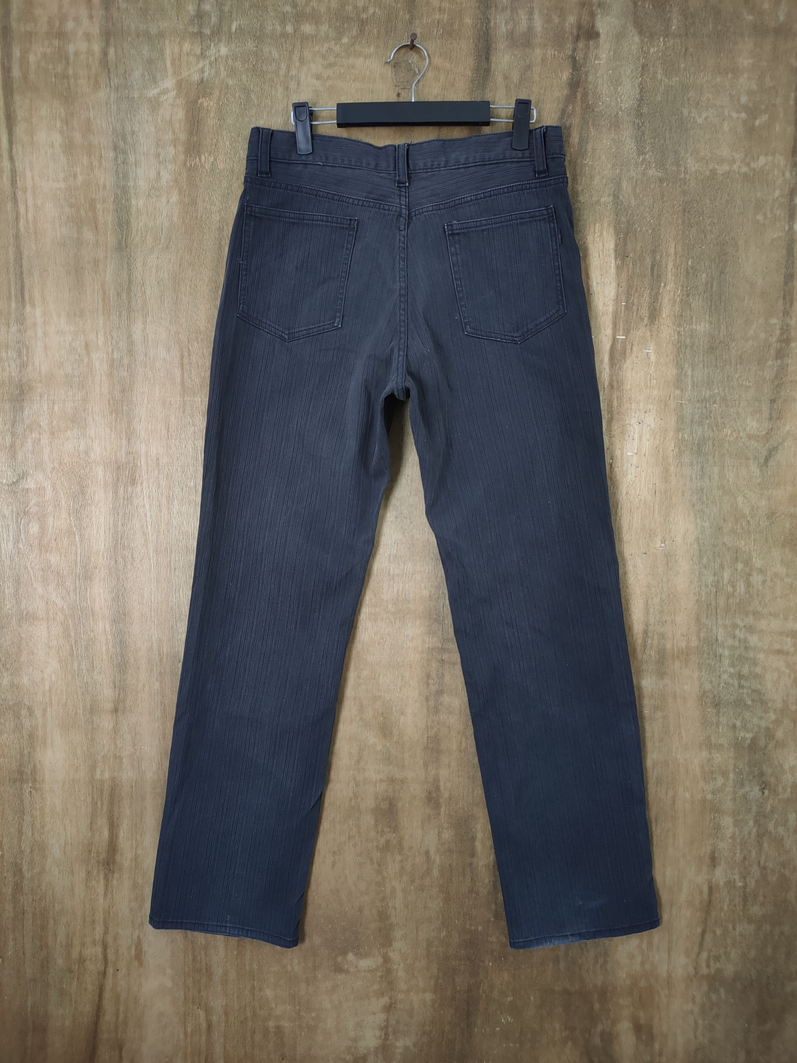 Japanese Brand × Solid and Striped × Vintage JAPANESE BRAND HICKORY STRIPE DENIM JEANS PANTS Size US 30 / EU 46 - 5 Thumbnail