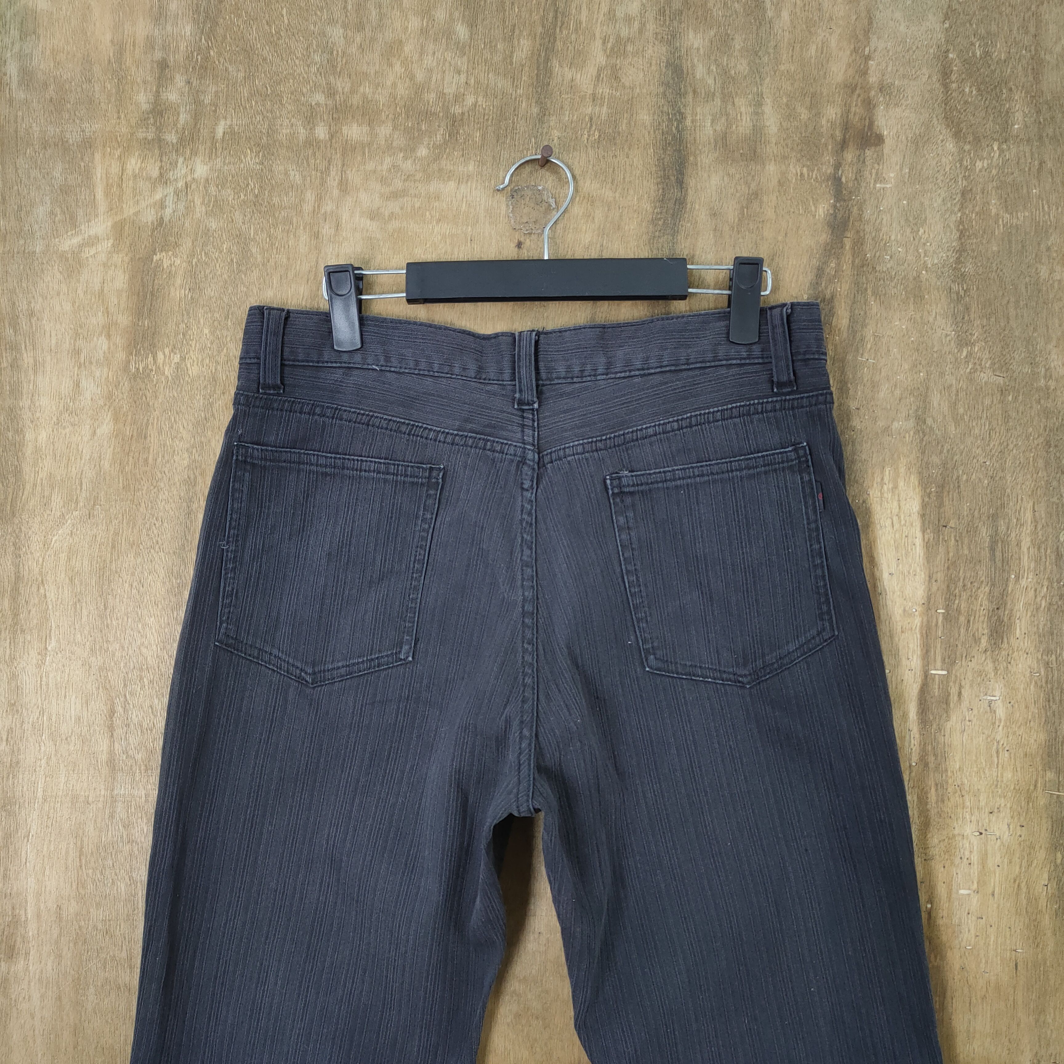 Japanese Brand × Solid and Striped × Vintage JAPANESE BRAND HICKORY STRIPE DENIM JEANS PANTS Size US 30 / EU 46 - 6 Thumbnail