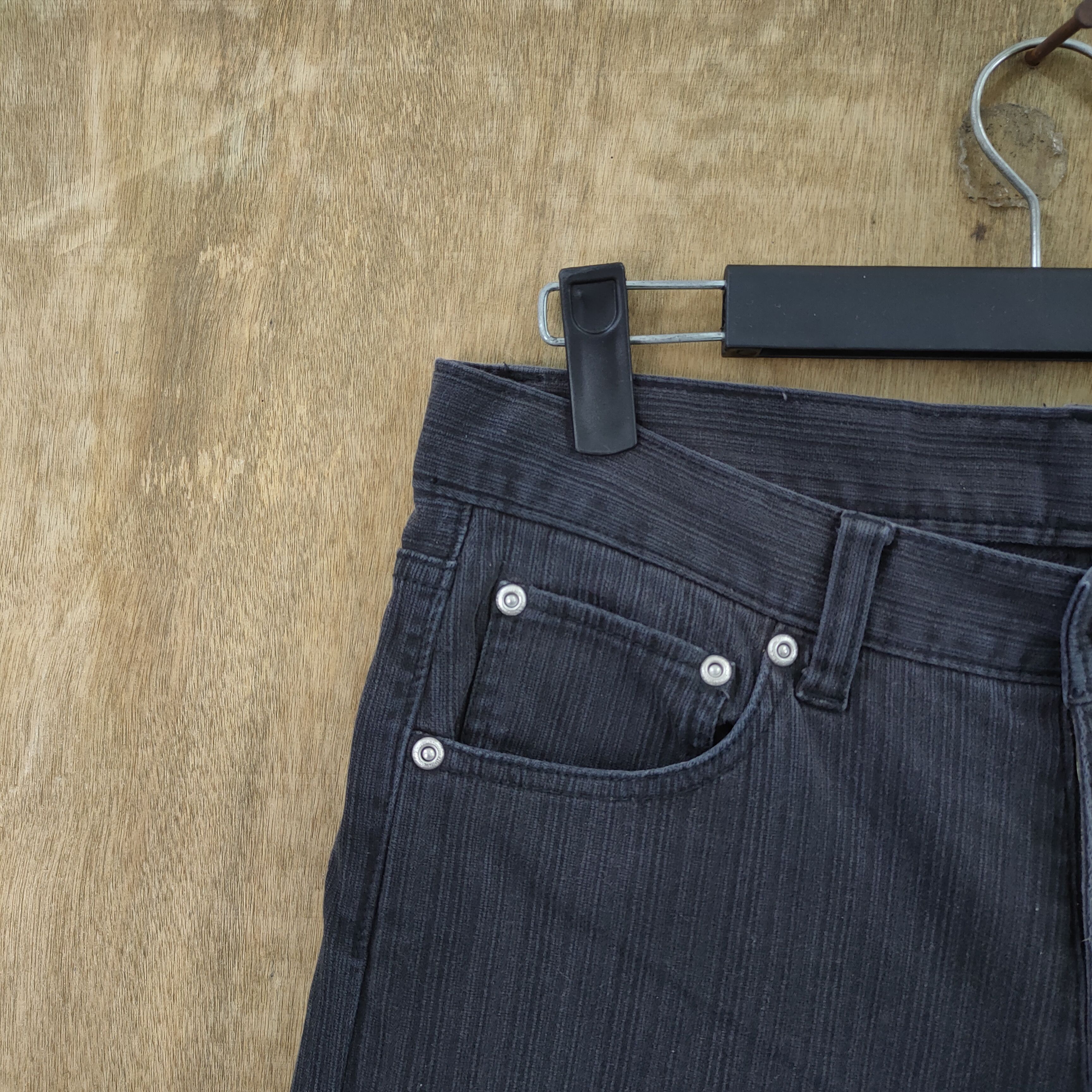Japanese Brand × Solid and Striped × Vintage JAPANESE BRAND HICKORY STRIPE DENIM JEANS PANTS Size US 30 / EU 46 - 9 Thumbnail