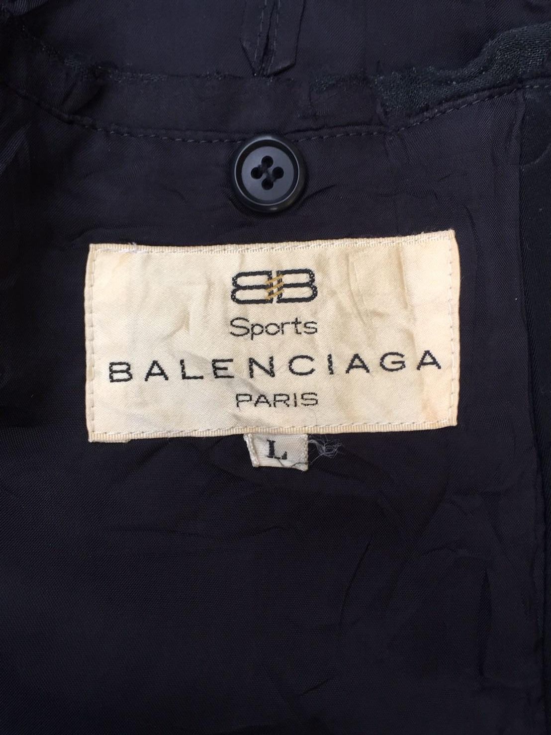 Balenciaga vintage balenciaga sports shawl collar jacket Size US L / EU 52-54 / 3 - 4 Thumbnail