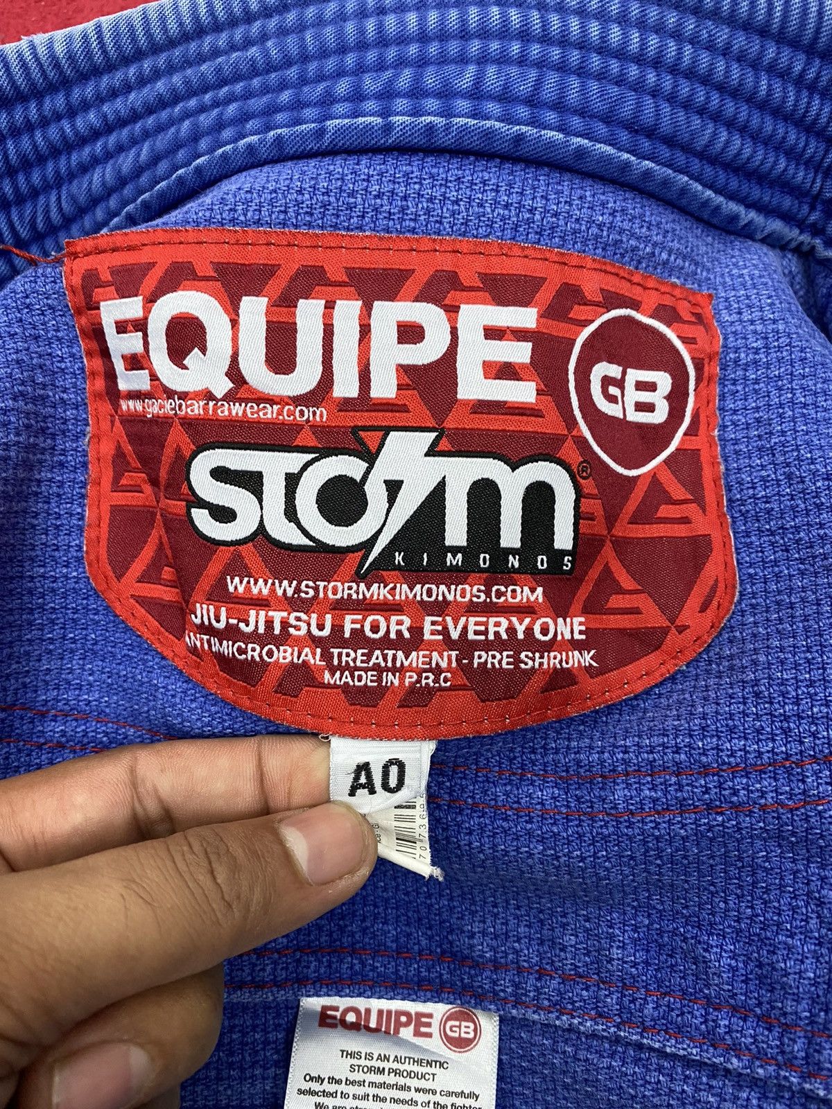 Indigo × Japanese Brand × Komono Gracie Barra Nice Design Patch Jacket Like Komono Size US M / EU 48-50 / 2 - 13 Thumbnail