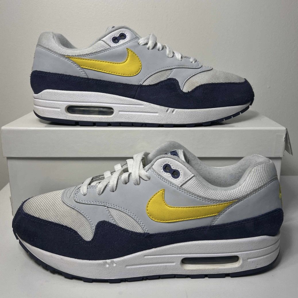 Nike Nike Air Max One Blue Recall Navy Yellow Size US 10.5 / EU 43-44 - 1 Thumbnail