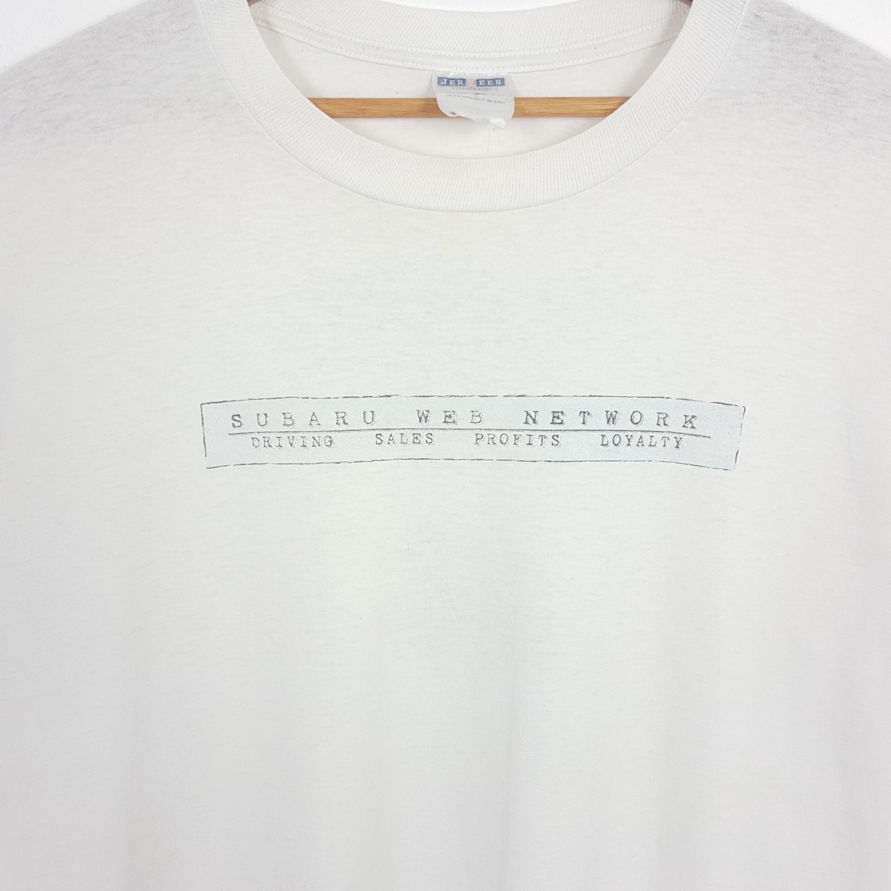 Jerzees × Vintage Vintage SUBARU Ralliart Japanese Racing Team T-Shirt Size US XL / EU 56 / 4 - 4 Thumbnail