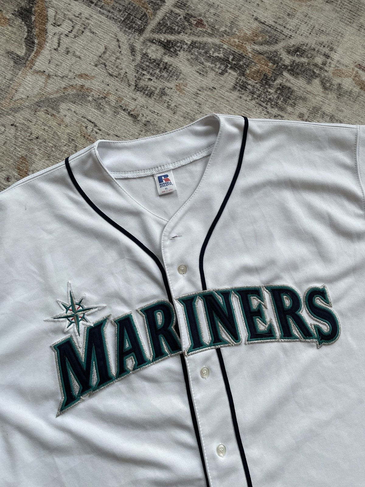 MLB × Vintage Vintage Seattle Mariners Russell Athletic MLB Jersey Size US XL / EU 56 / 4 - 2 Thumbnail