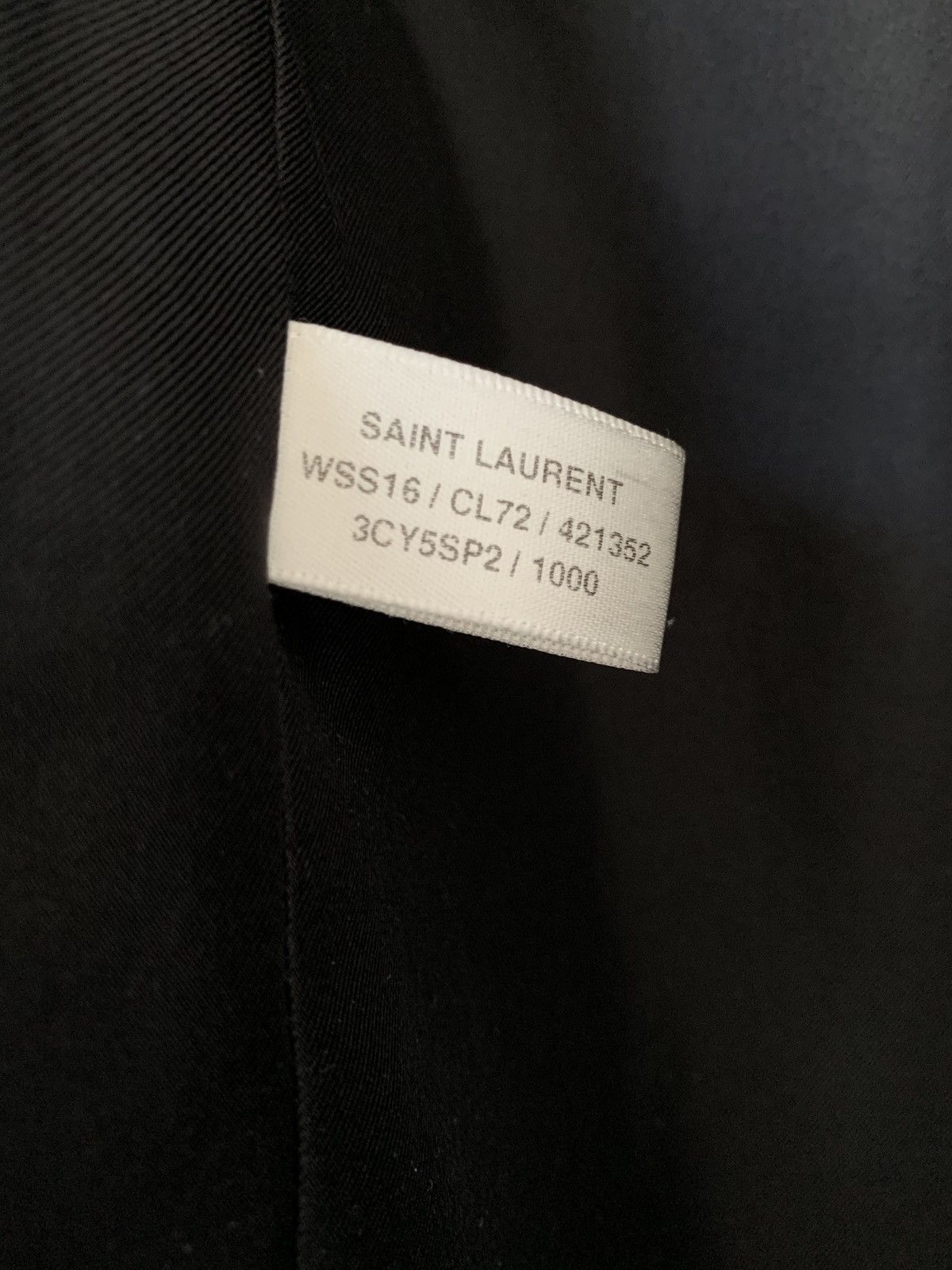Hedi Slimane × Saint Laurent Paris 1/1 Sample SS2016 Python Skin Runway Leather Jacket Size US L / EU 52-54 / 3 - 15 Thumbnail