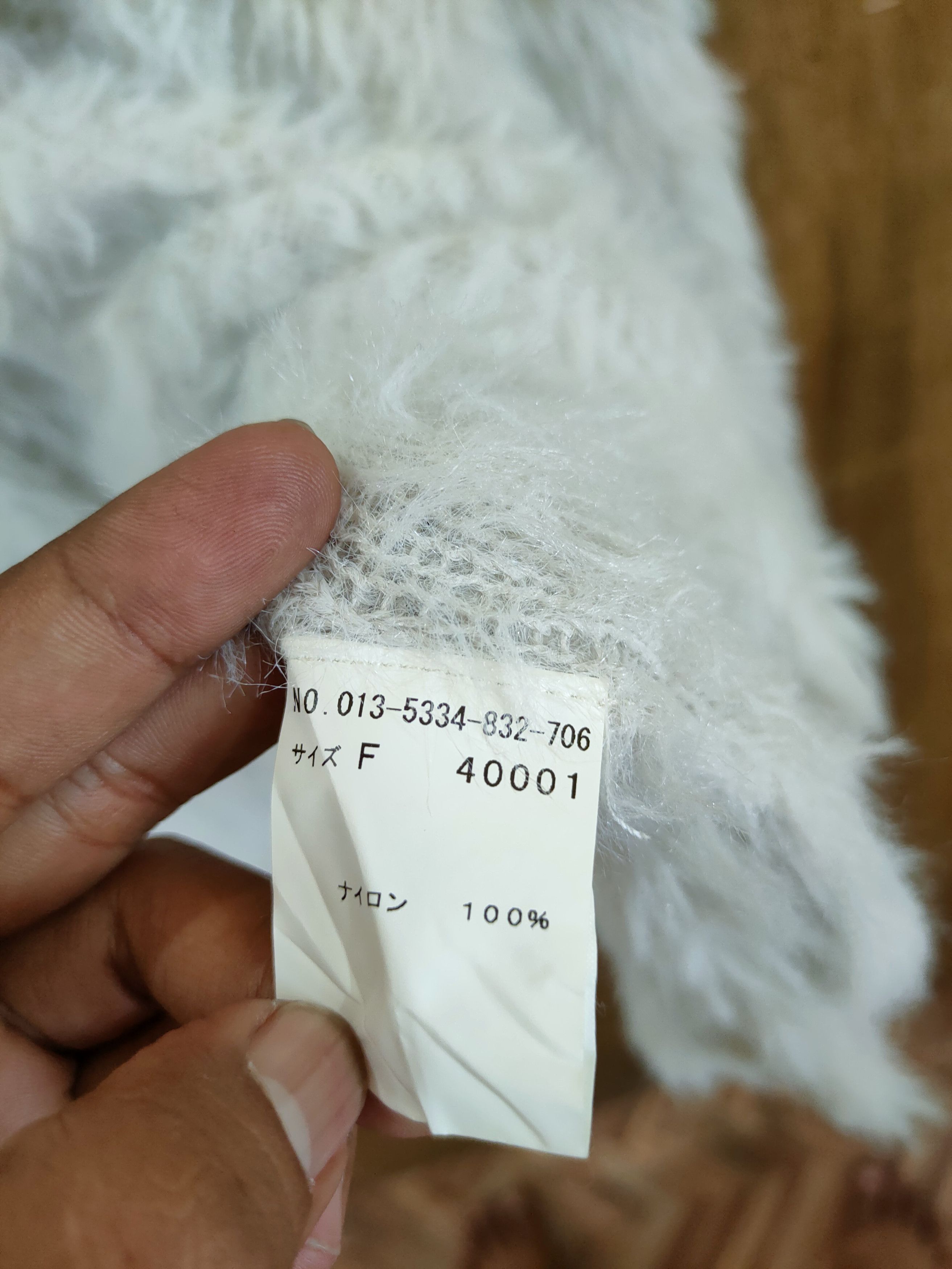 Japanese Brand D Alicia PageBoy mohair shag shaggy fur knitwear #46-968 Size L / US 10 / IT 46 - 8 Thumbnail