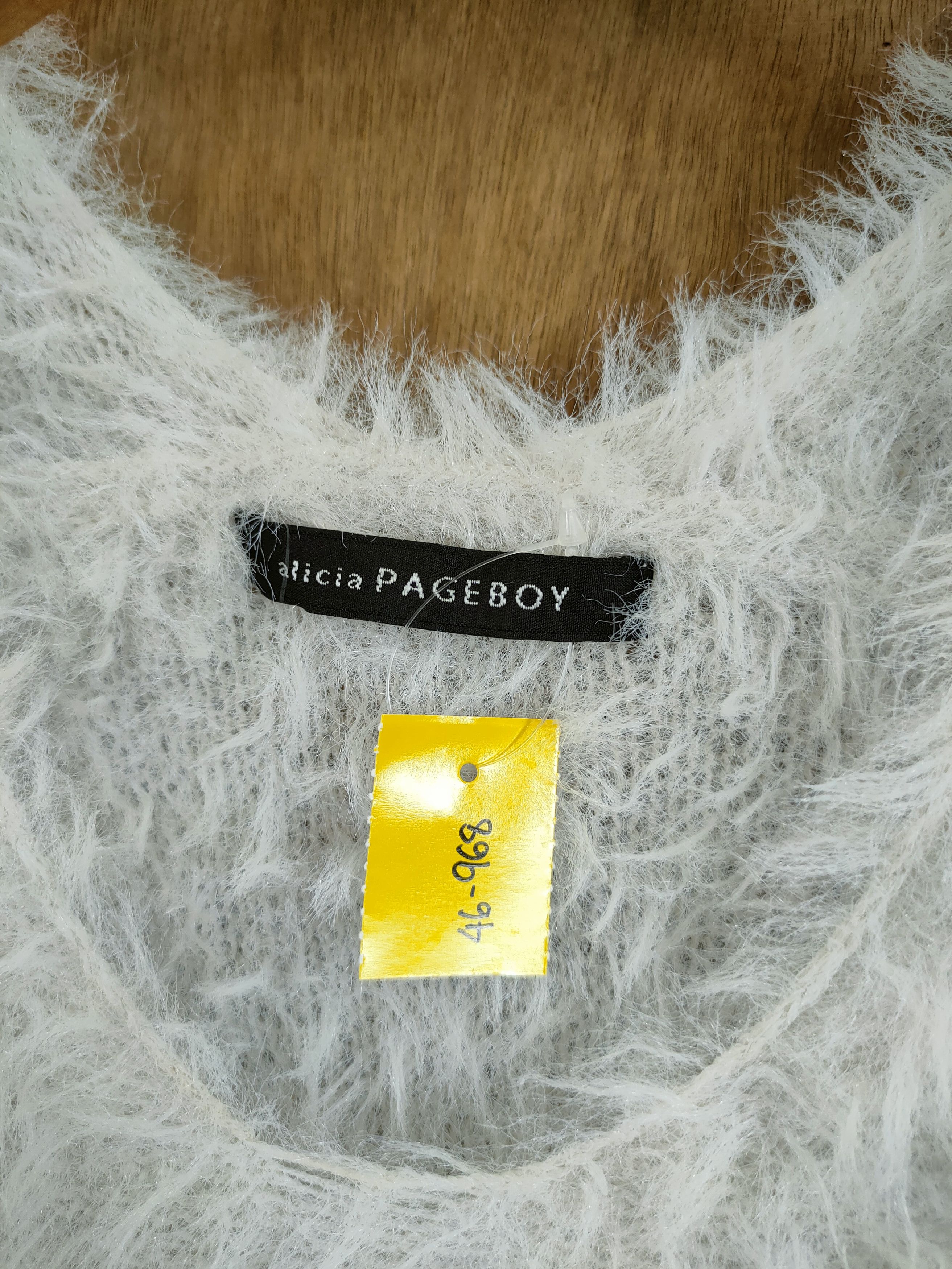 Japanese Brand D Alicia PageBoy mohair shag shaggy fur knitwear #46-968 Size L / US 10 / IT 46 - 4 Thumbnail