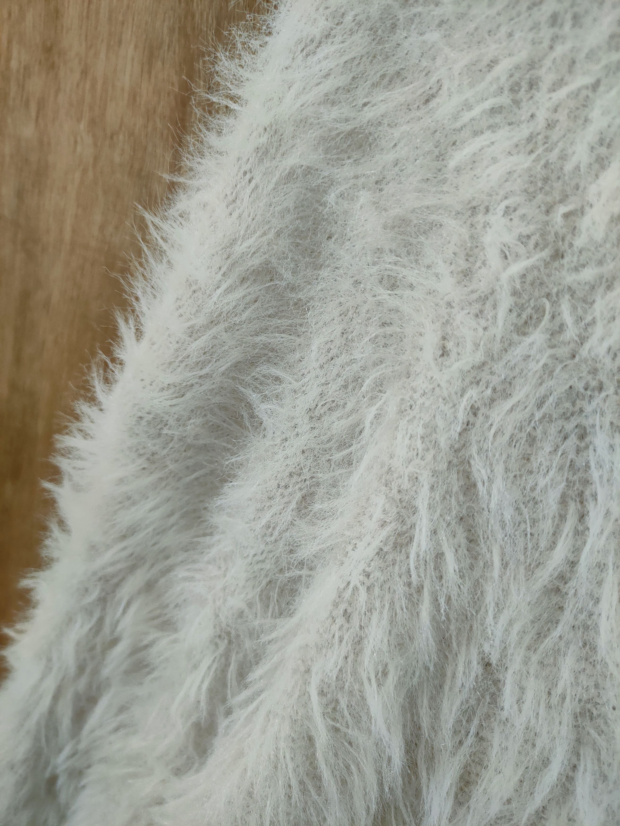 Japanese Brand D Alicia PageBoy mohair shag shaggy fur knitwear #46-968 Size L / US 10 / IT 46 - 6 Thumbnail