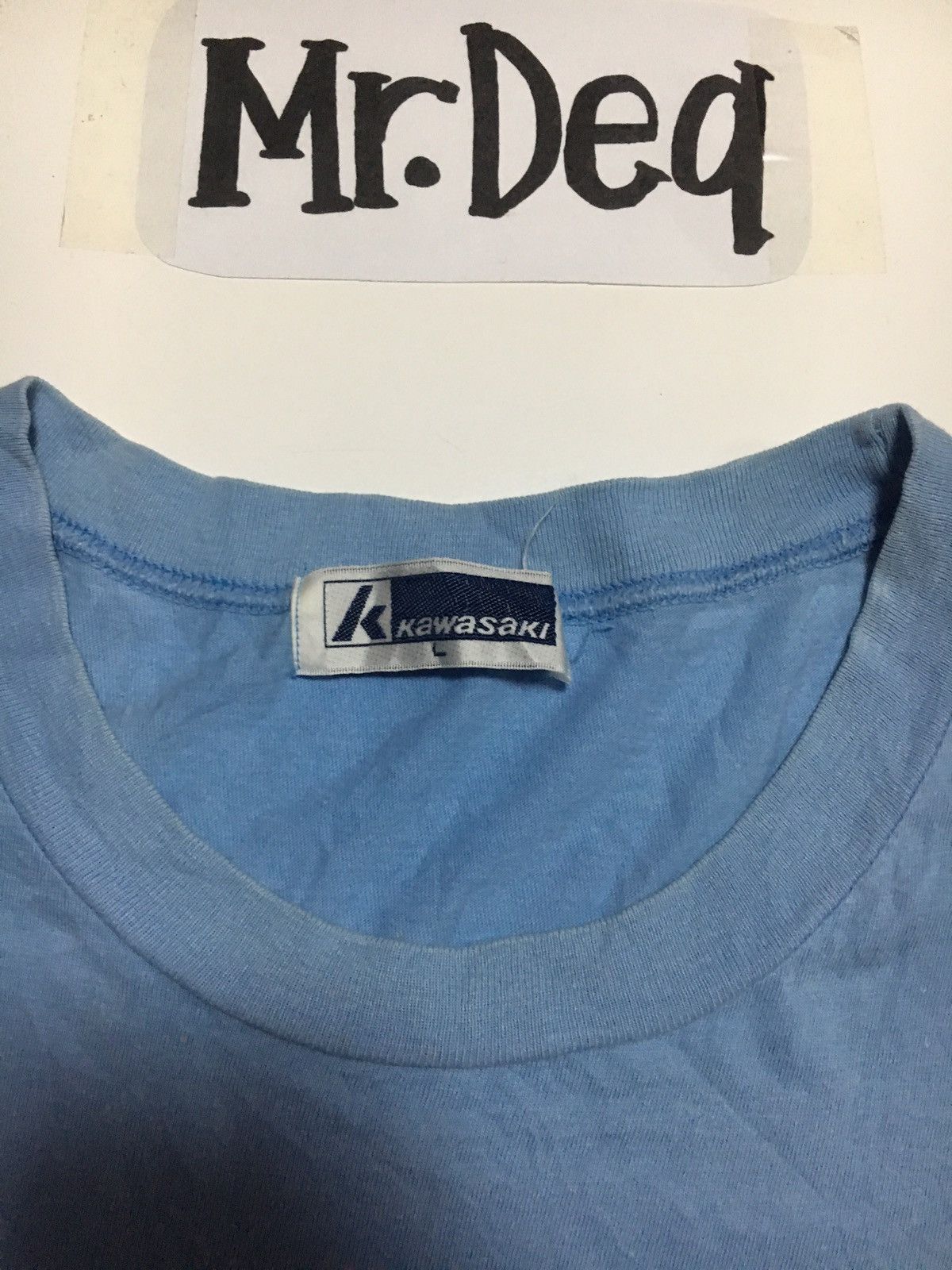 Vintage VINTAGE KAWASAKI 80s BLUE SIZE L TEE SHIRT JAPAN Size US L / EU 52-54 / 3 - 3 Thumbnail