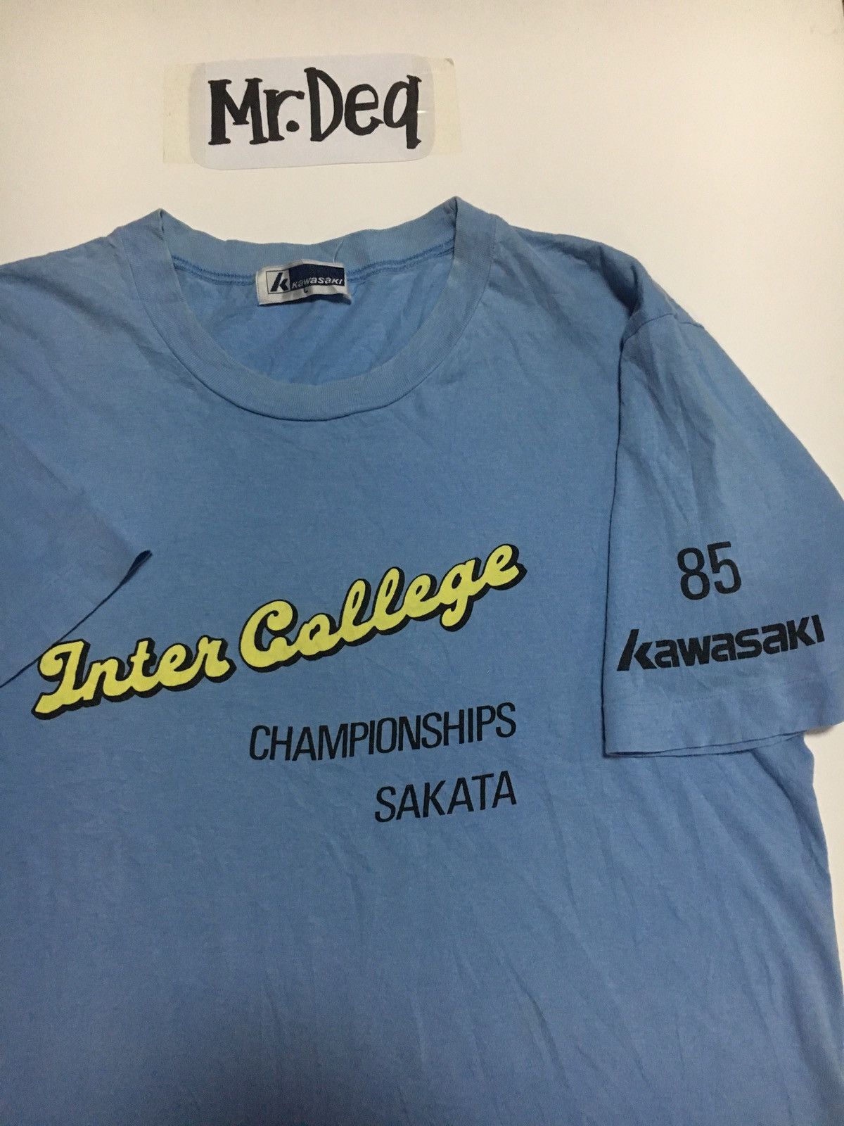 Vintage VINTAGE KAWASAKI 80s BLUE SIZE L TEE SHIRT JAPAN Size US L / EU 52-54 / 3 - 2 Thumbnail