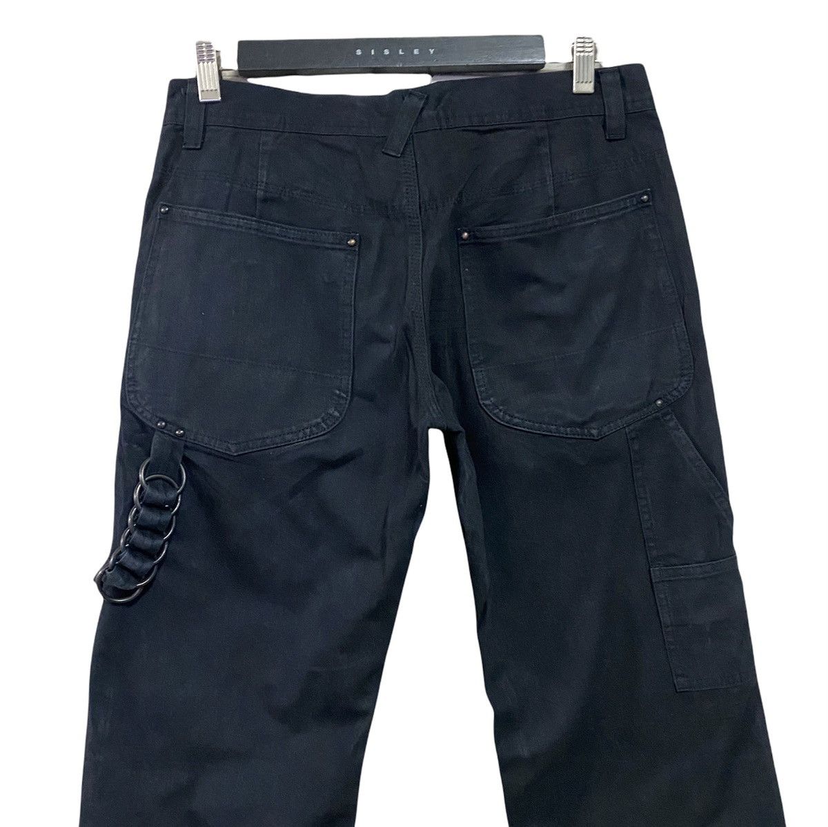 image of Kmrii x Yasuyuki Ishii One Gravity Carpenter Pants O Ring in Black, Men's (Size 32)
