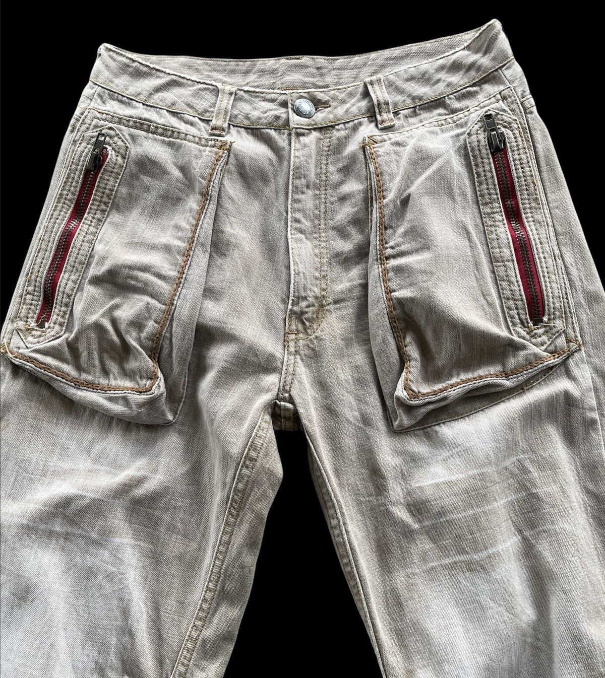 Japanese Brand SUNBROS UNION MADE JEANS DESIGNER JAPAN Size US 31 - 3 Thumbnail