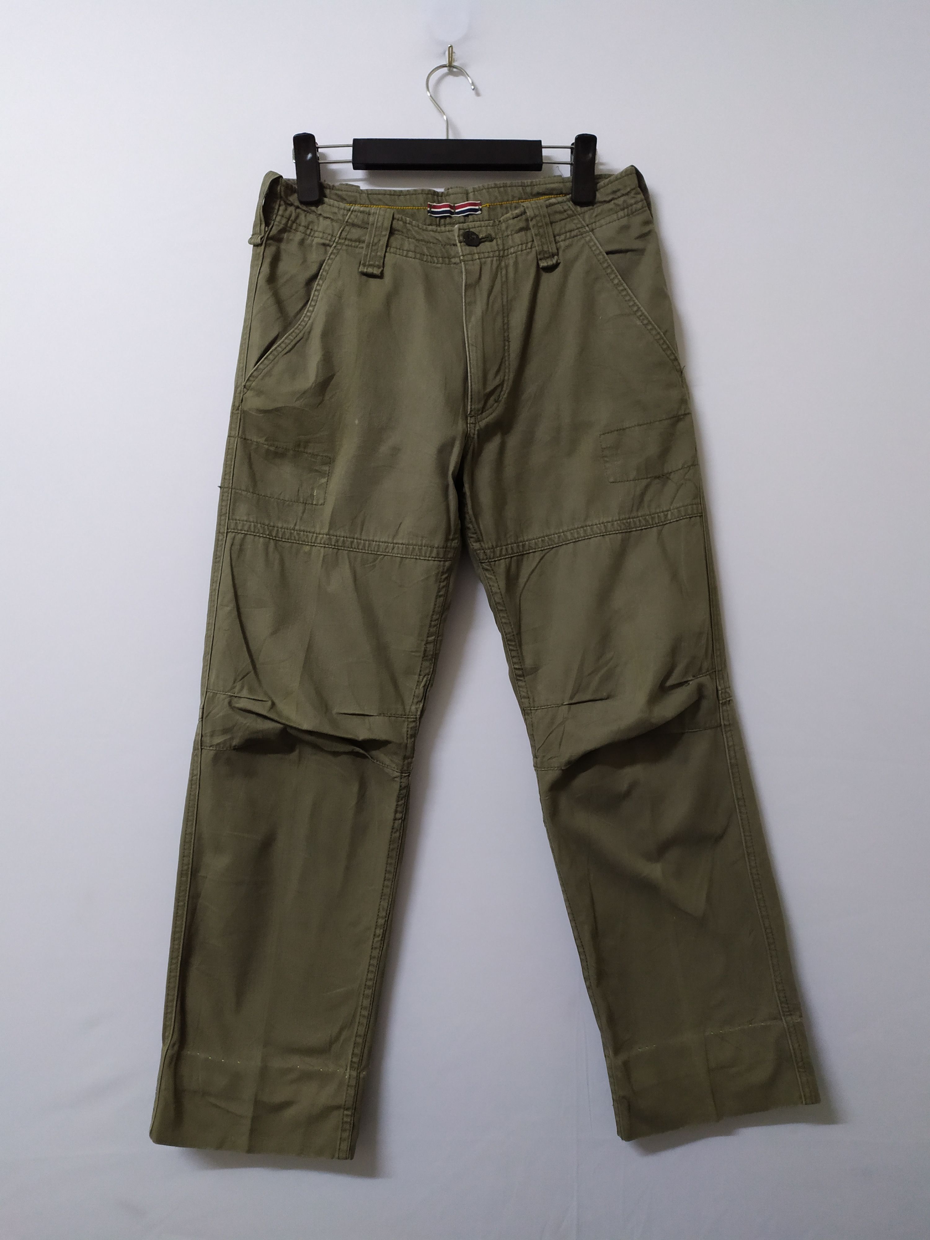image of Villans Villand Faded Streetwear Pants in Green, Men's (Size 29)