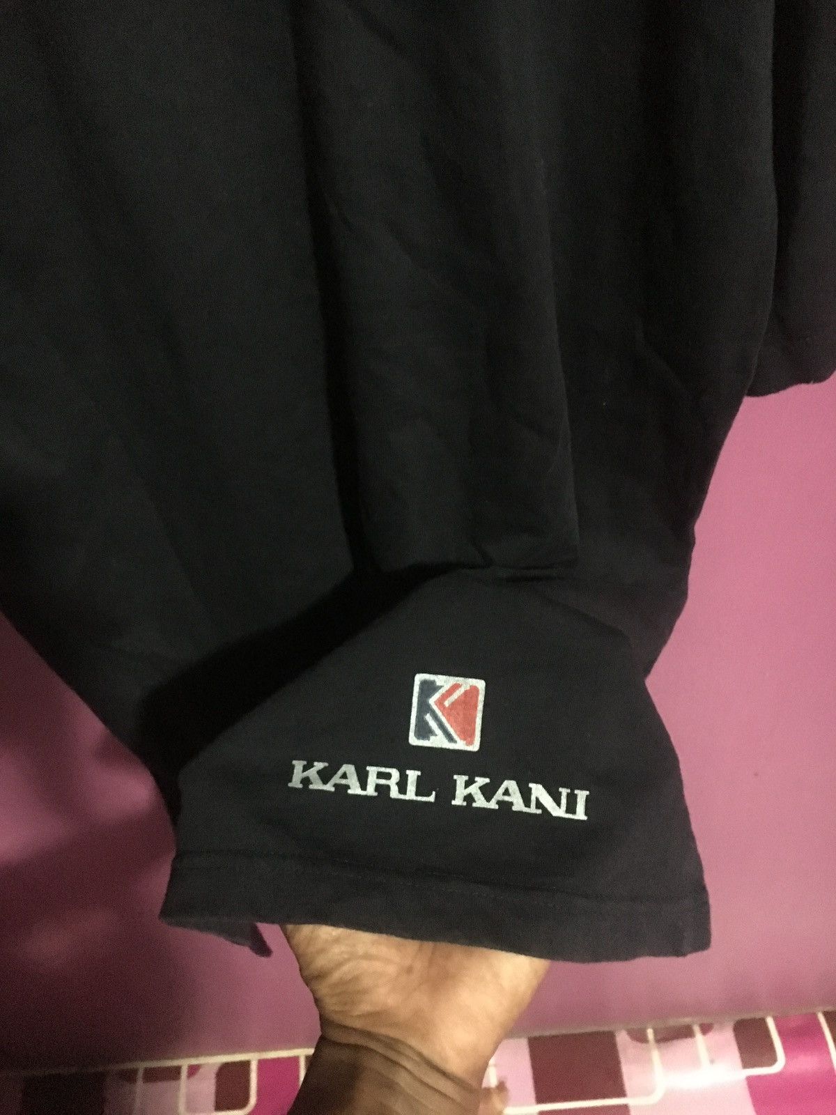 Japanese Brand KARL KANI BLACK SIZE L TEE SHIRT BIG LOGO Size US L / EU 52-54 / 3 - 6 Thumbnail
