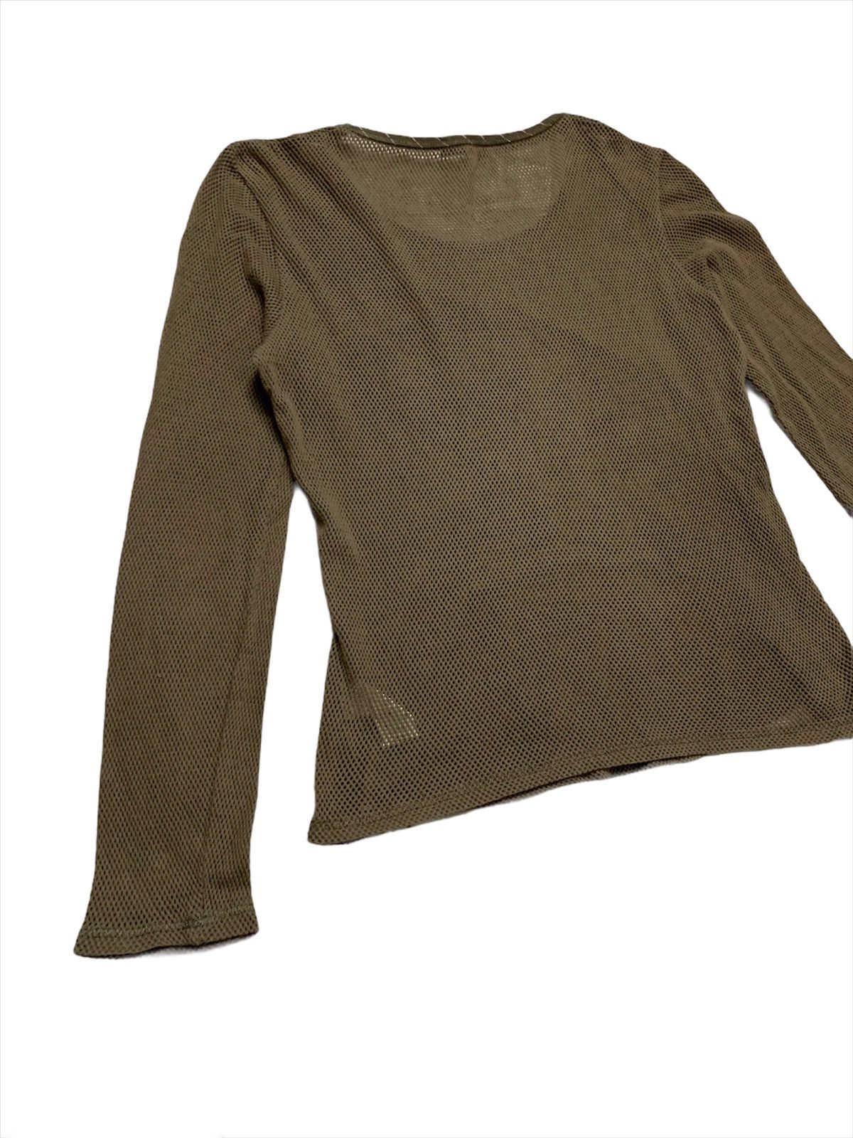 Kenzo Kenzo Jeans Longsleeve Mesh Top (Women) Size L / US 10 / IT 46 - 4 Thumbnail