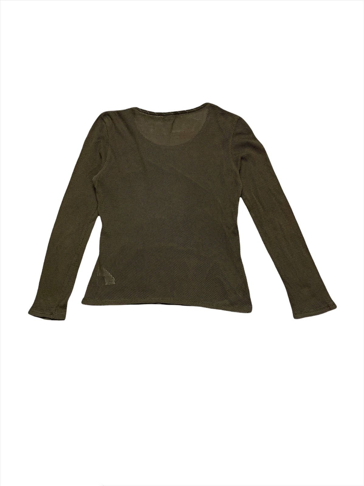 Kenzo Kenzo Jeans Longsleeve Mesh Top (Women) Size L / US 10 / IT 46 - 3 Thumbnail