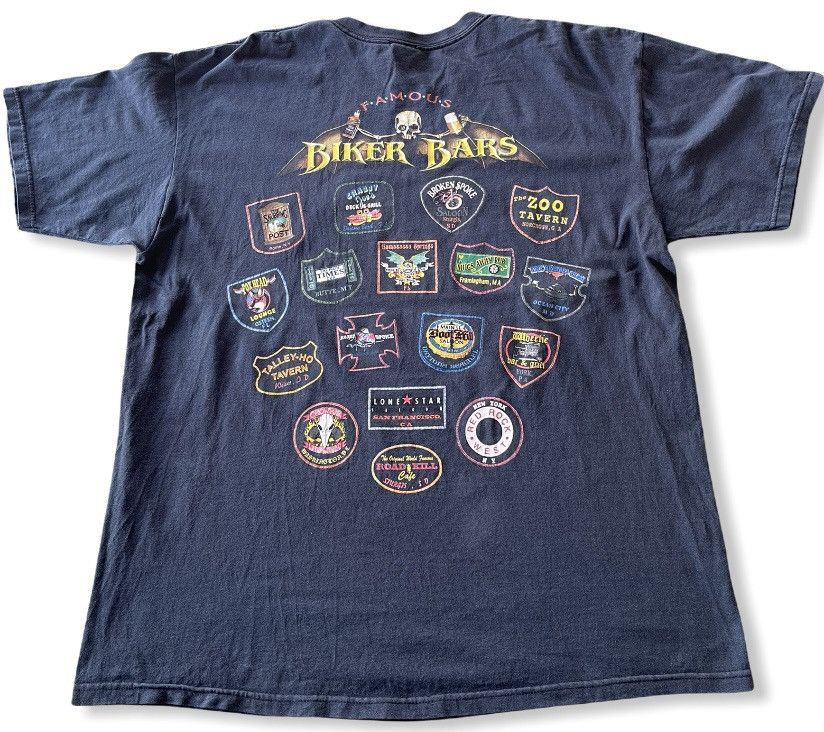 image of Vintage Famous 90 S Tee Shirt Usa in Black, Men's (Size XL)