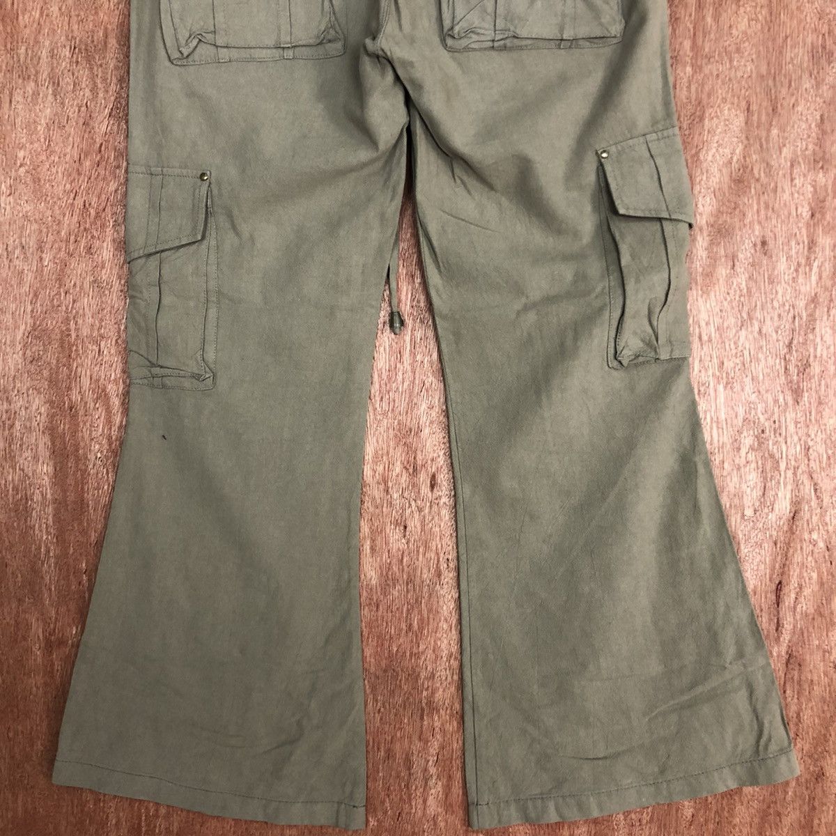 Japanese Brand DLL Evolution palazo boot cut utility Pants #1786 Size 29" - 9 Thumbnail