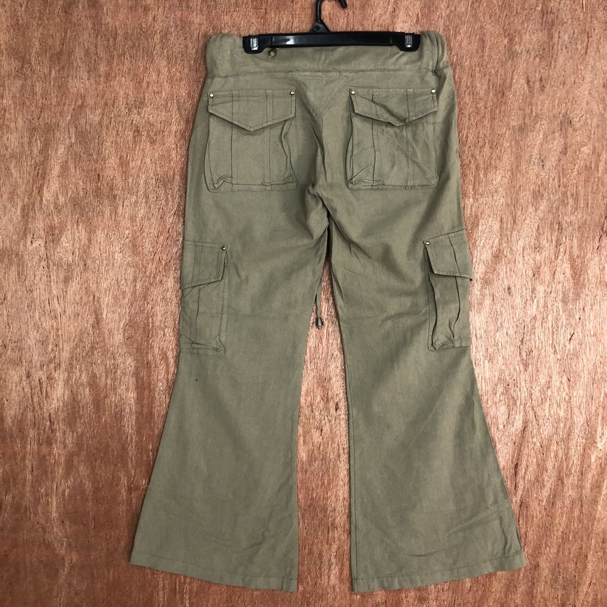 Japanese Brand DLL Evolution palazo boot cut utility Pants #1786 Size 29" - 7 Thumbnail