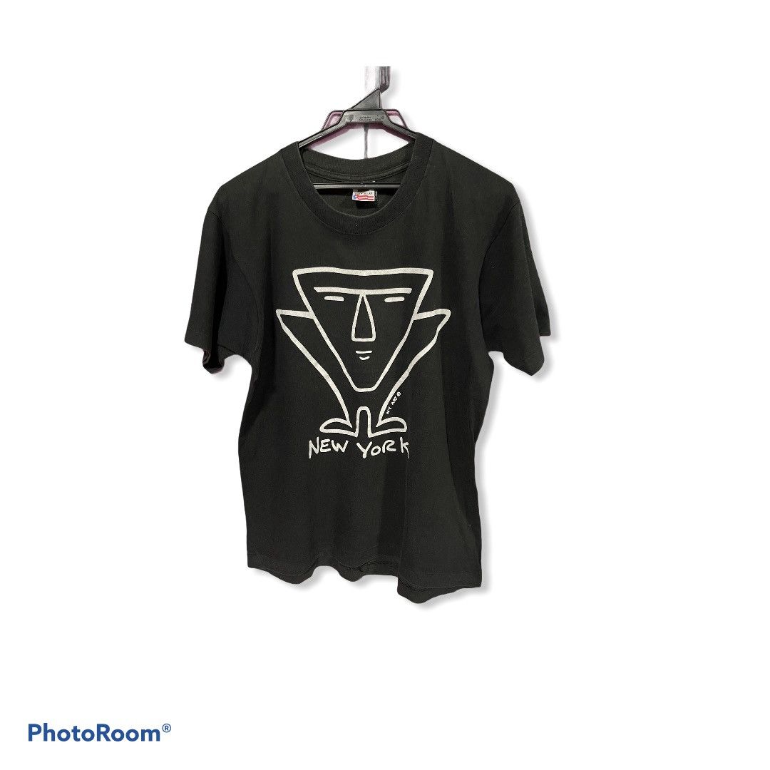 Vintage VINTAGE NEW YORK BLACK SIZE M TEE SHIRT USA Size US M / EU 48-50 / 2 - 1 Thumbnail