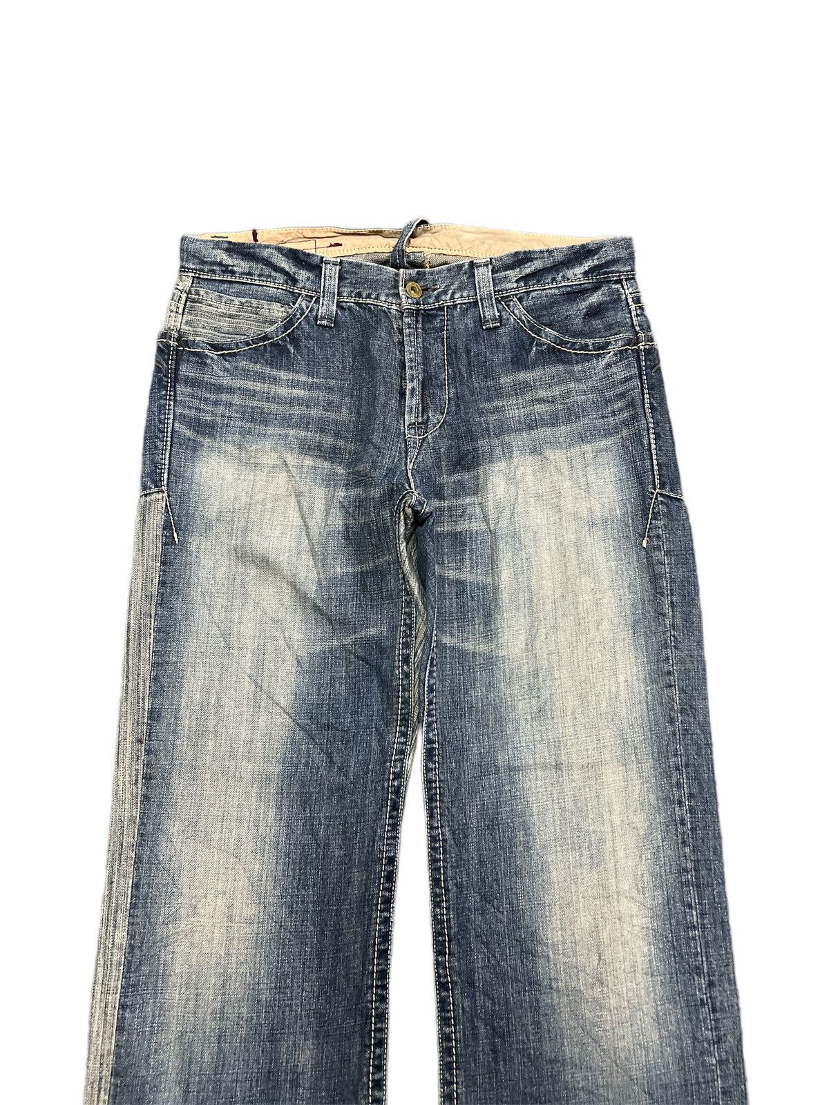 Japanese Brand DISTRESSED DENIM PANT KAPITAL STYLE PANTS Size US 32 / EU 48 - 5 Thumbnail