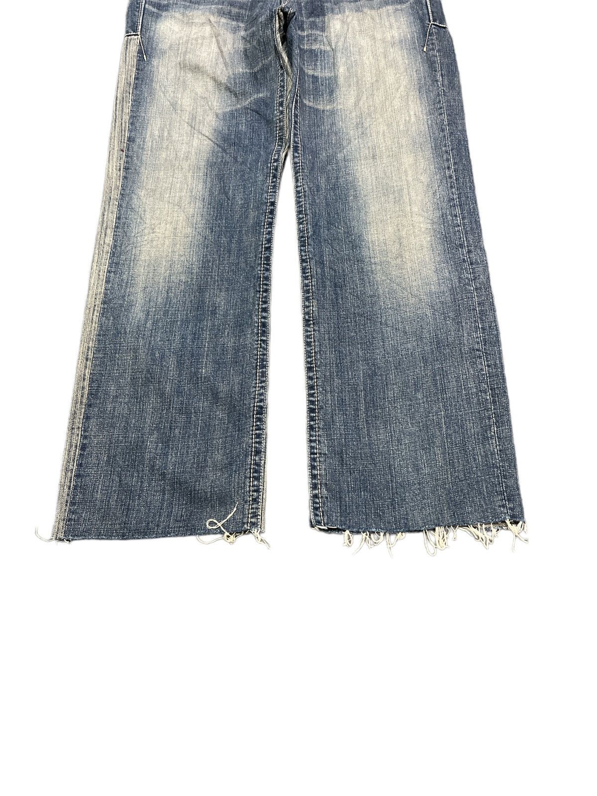 Japanese Brand DISTRESSED DENIM PANT KAPITAL STYLE PANTS Size US 32 / EU 48 - 6 Thumbnail