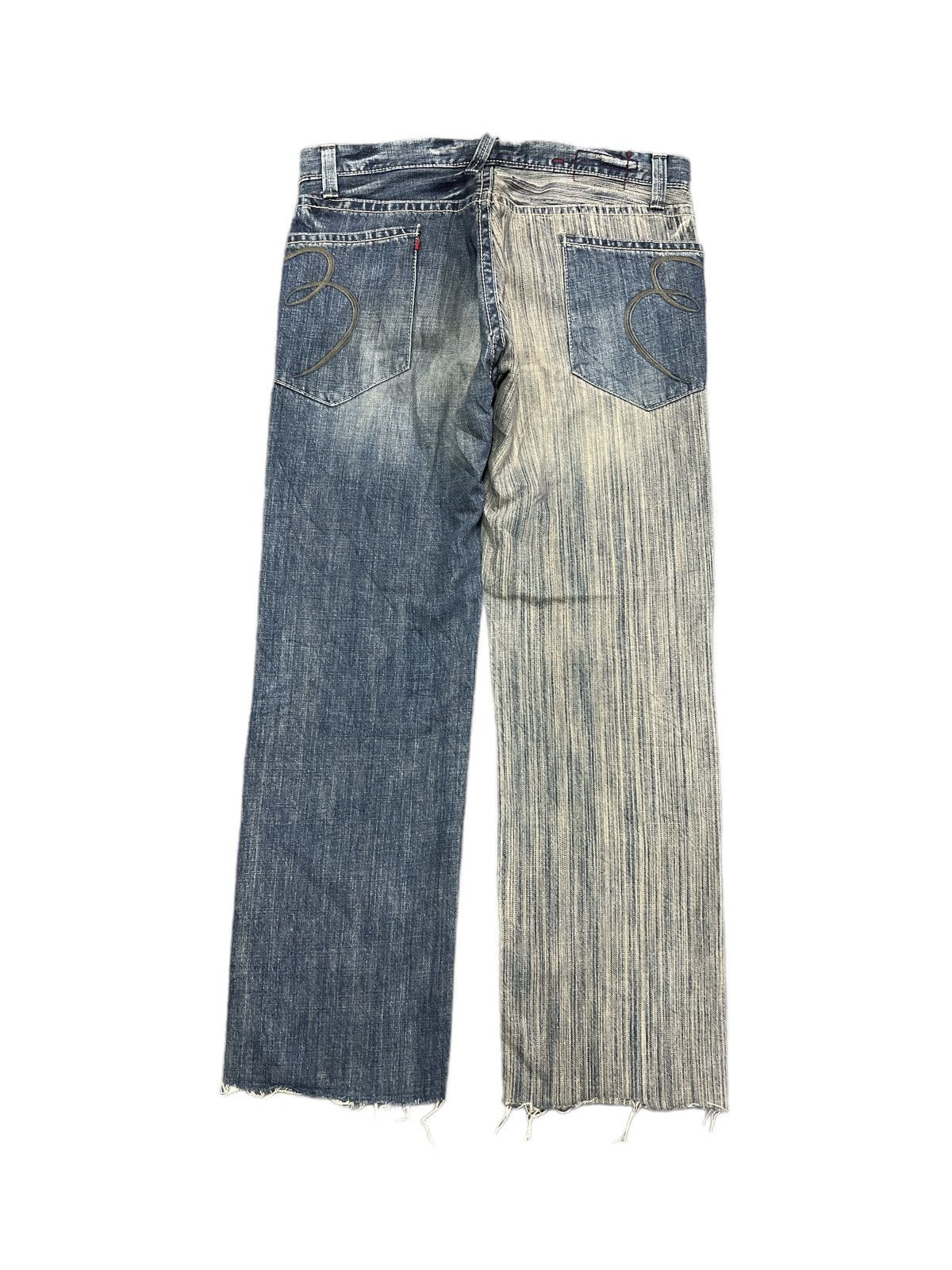 Japanese Brand DISTRESSED DENIM PANT KAPITAL STYLE PANTS Size US 32 / EU 48 - 1 Thumbnail