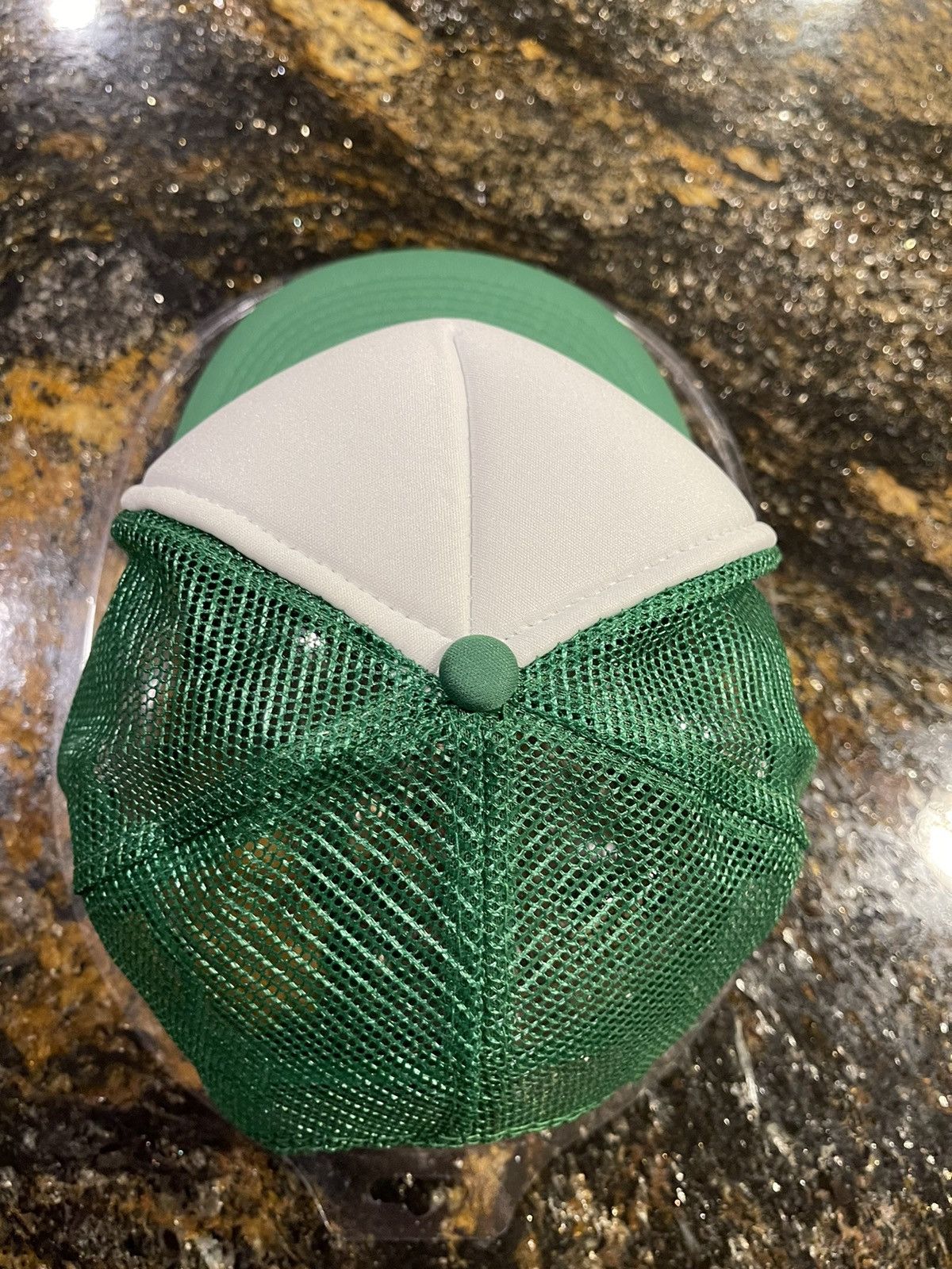 ay el ay en Ay el ay en Stars Green Trucker Hat Size ONE SIZE - 8 Thumbnail