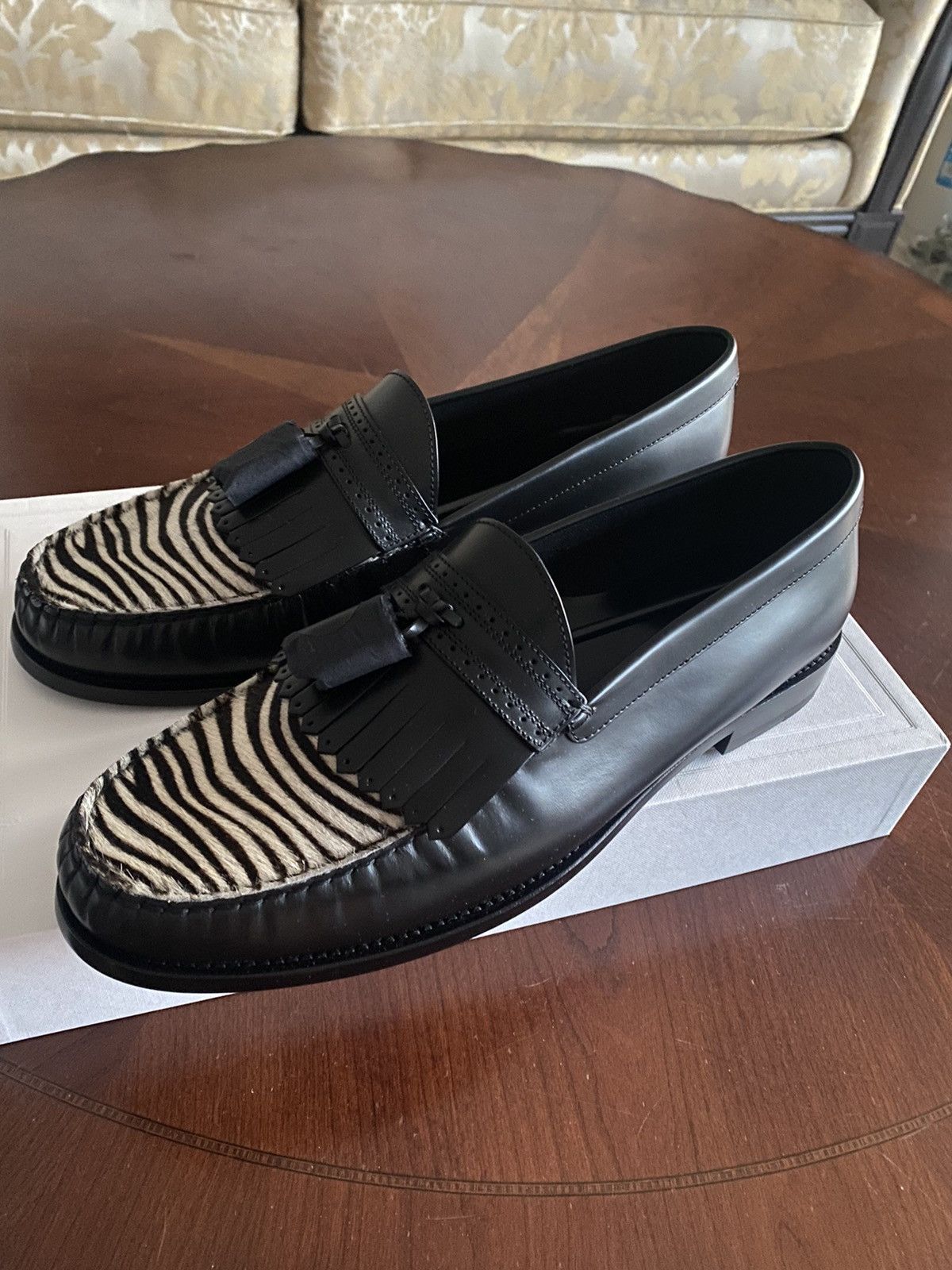 Celine × Hedi Slimane Celine Zebra loafer 41 Size US 8 / EU 41 - 4 Thumbnail