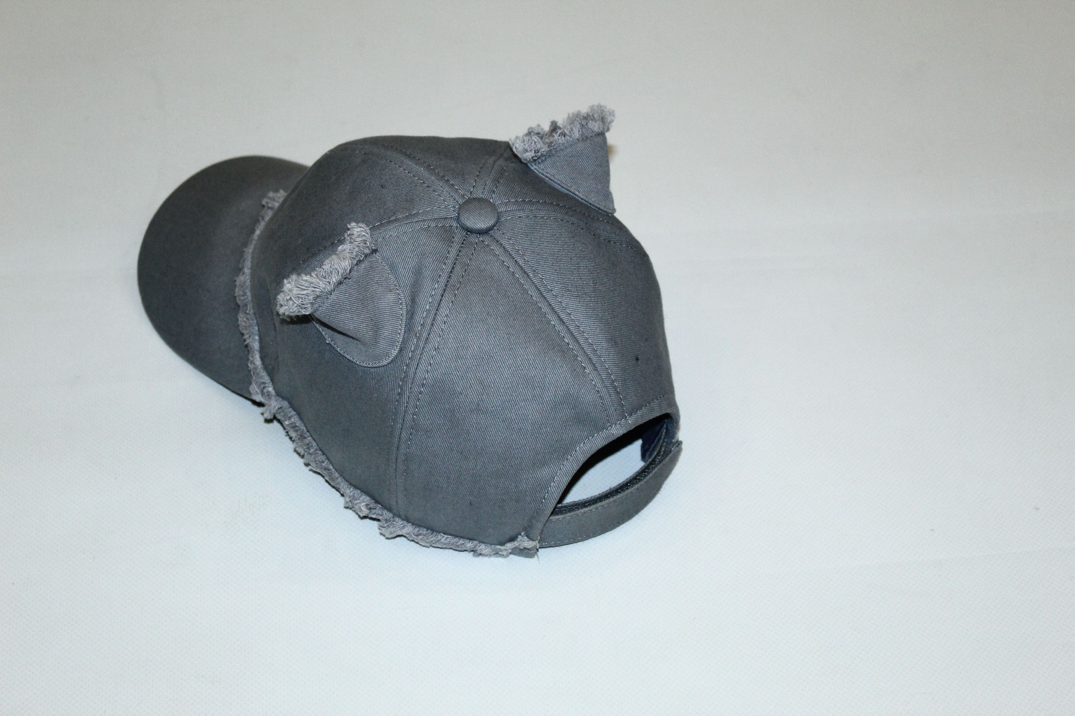 Karl Lagerfeld Karl Lagerfield Cat Ears Denim Cap Size ONE SIZE - 5 Thumbnail