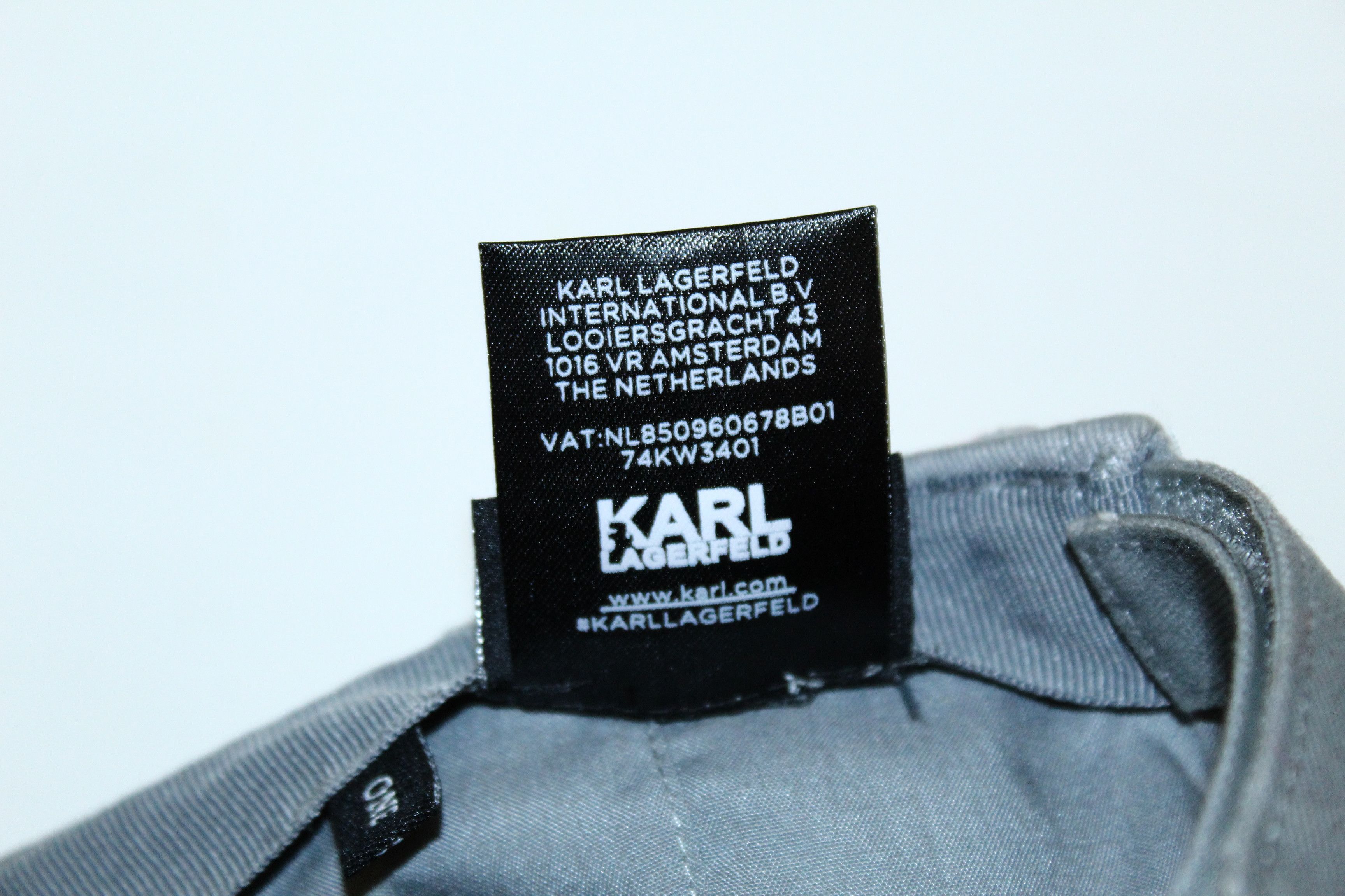Karl Lagerfeld Karl Lagerfield Cat Ears Denim Cap Size ONE SIZE - 8 Thumbnail