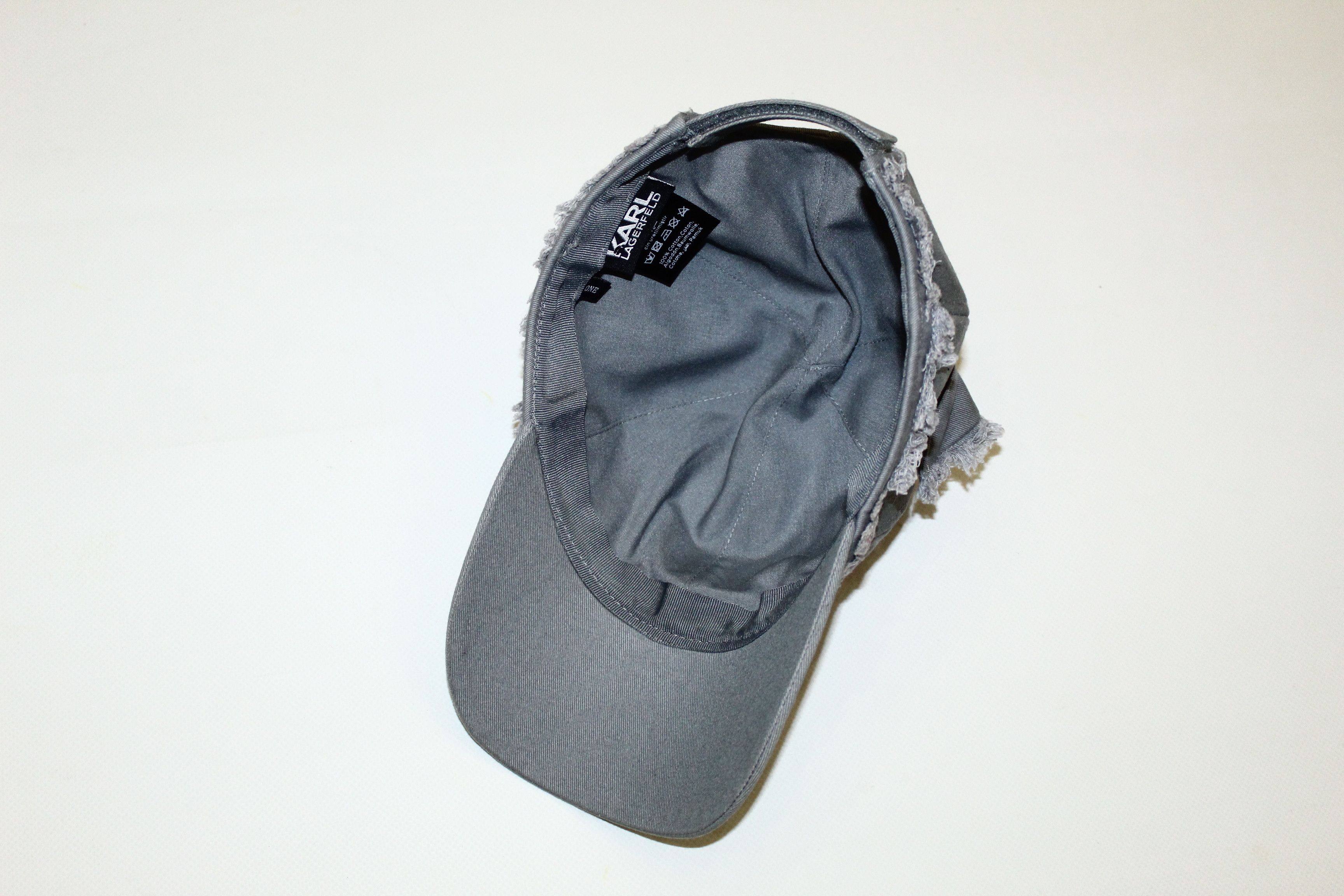 Karl Lagerfeld Karl Lagerfield Cat Ears Denim Cap Size ONE SIZE - 6 Thumbnail