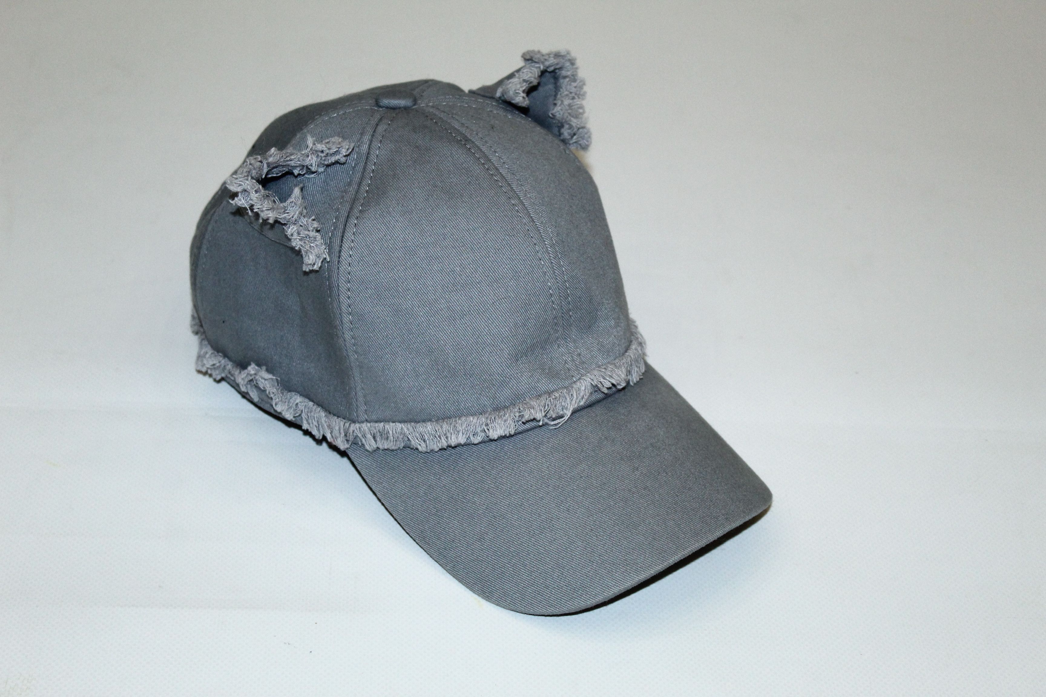 Karl Lagerfeld Karl Lagerfield Cat Ears Denim Cap Size ONE SIZE - 3 Thumbnail
