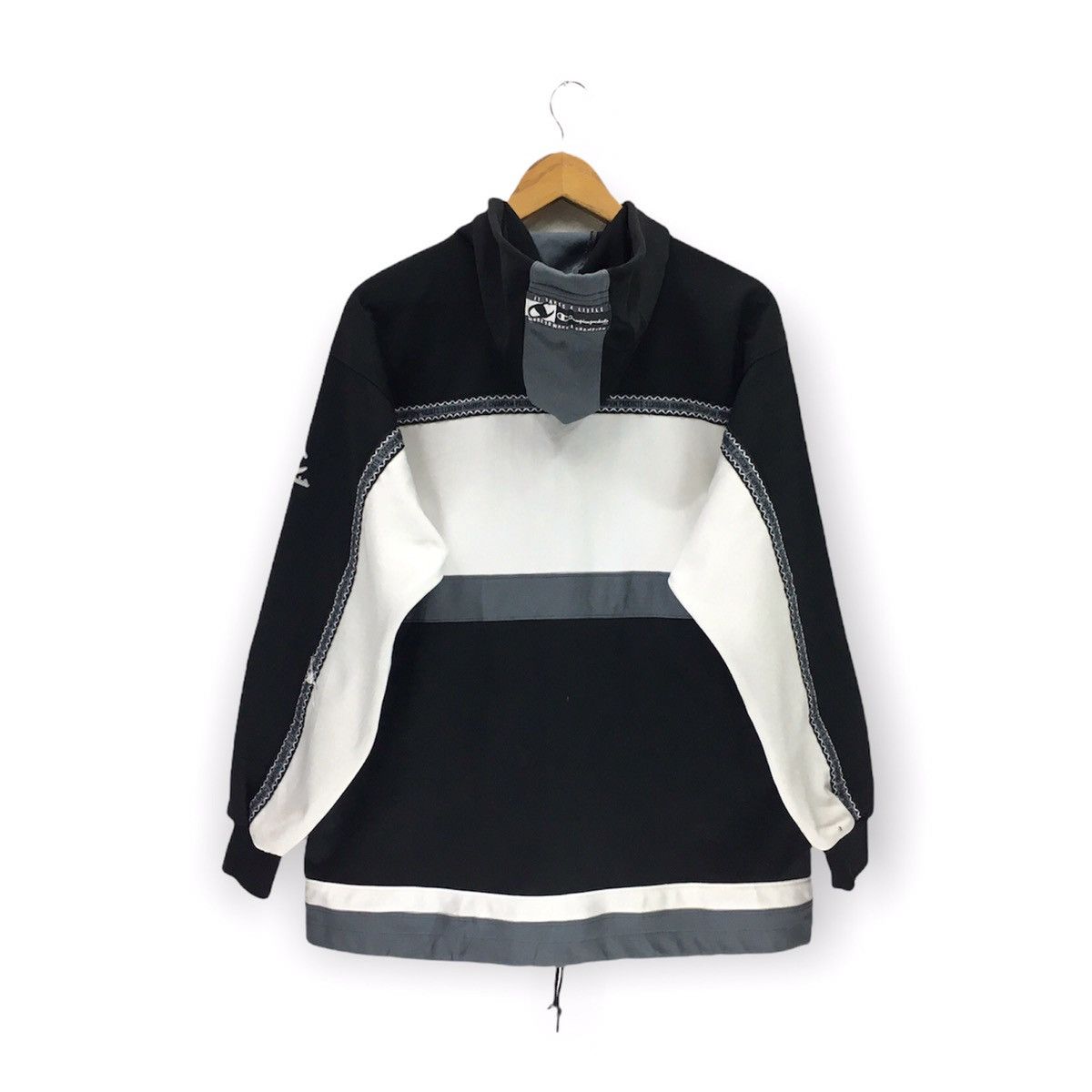 Vintage Champion Small Logo Multicolour Hoddie Jacket