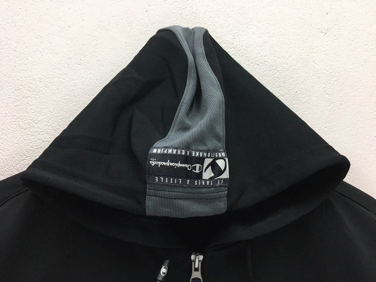 Vintage Champion Small Logo Multicolour Hoddie Jacket