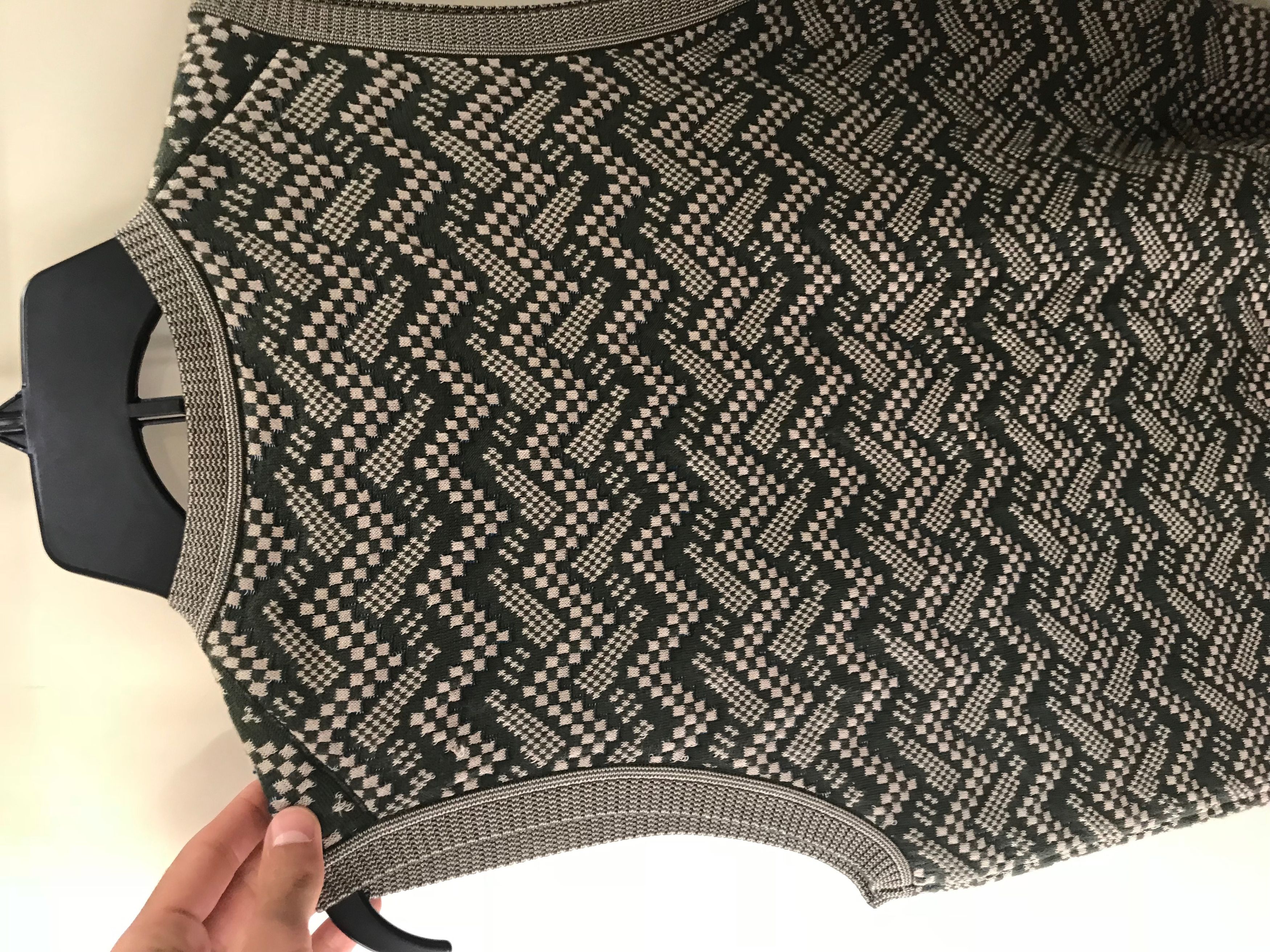 Missoni Herringbone Green Knit Vest Size US S / EU 44-46 / 1 - 2 Thumbnail