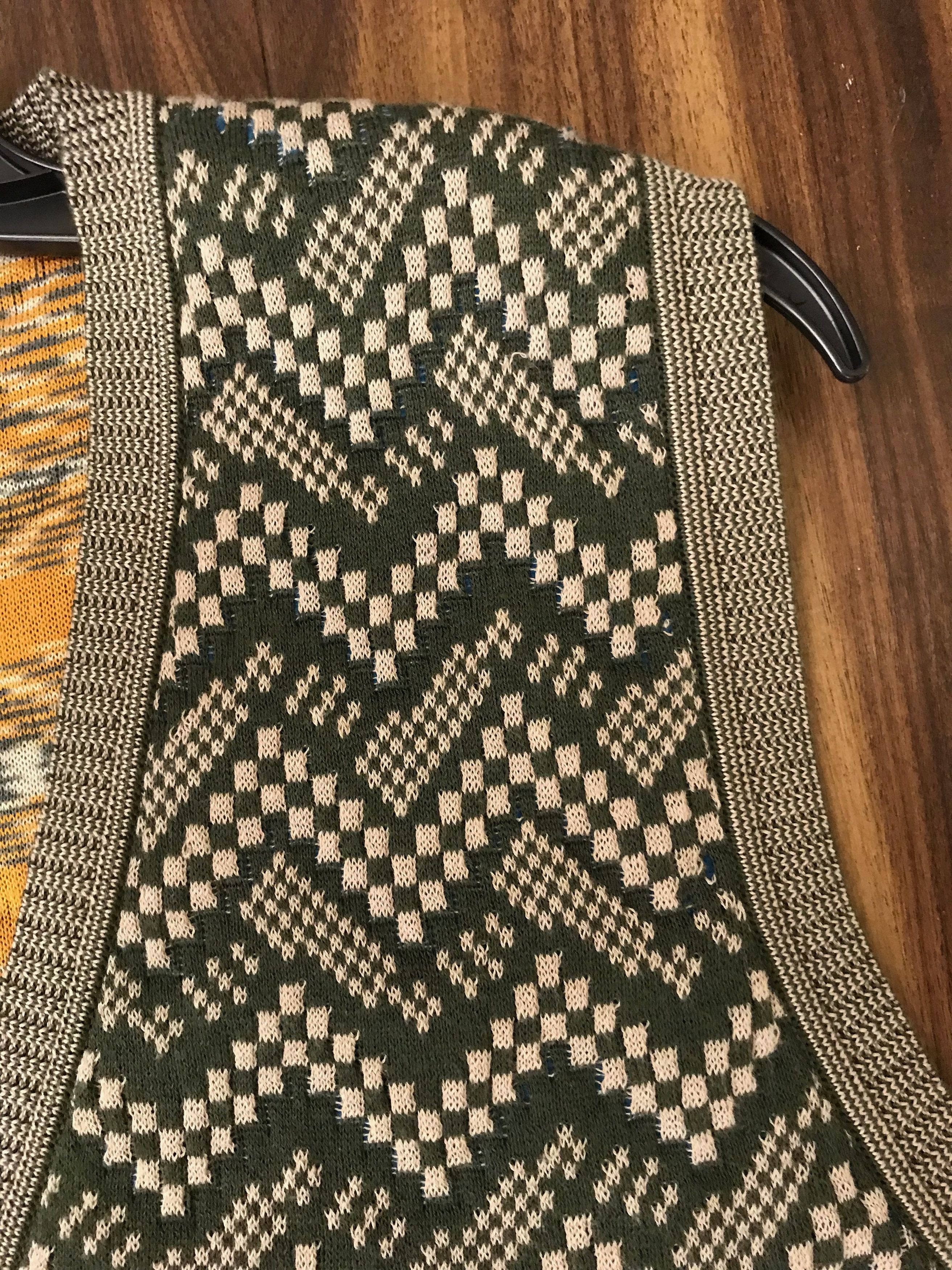 Missoni Herringbone Green Knit Vest Size US S / EU 44-46 / 1 - 4 Thumbnail