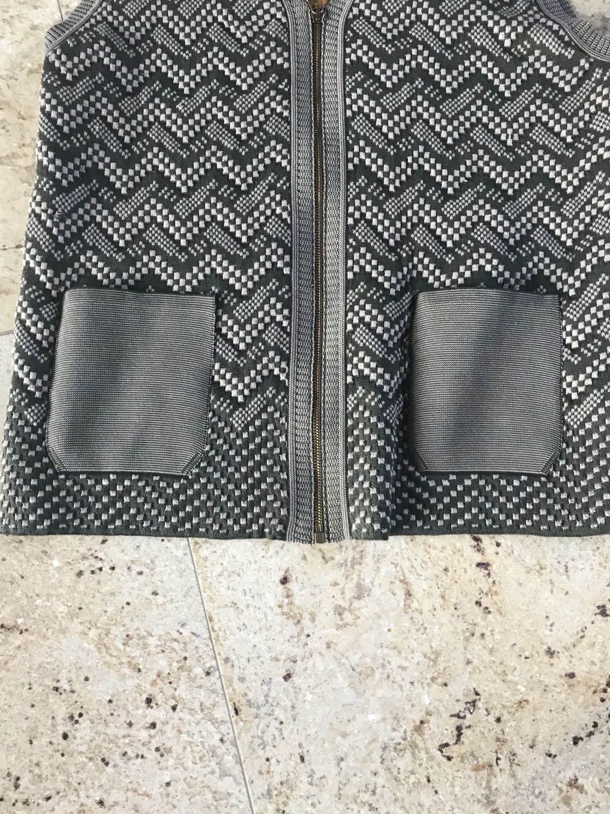 Missoni S & XL Knit Herringbone Vest In Green Size US S / EU 44-46 / 1 - 2 Thumbnail