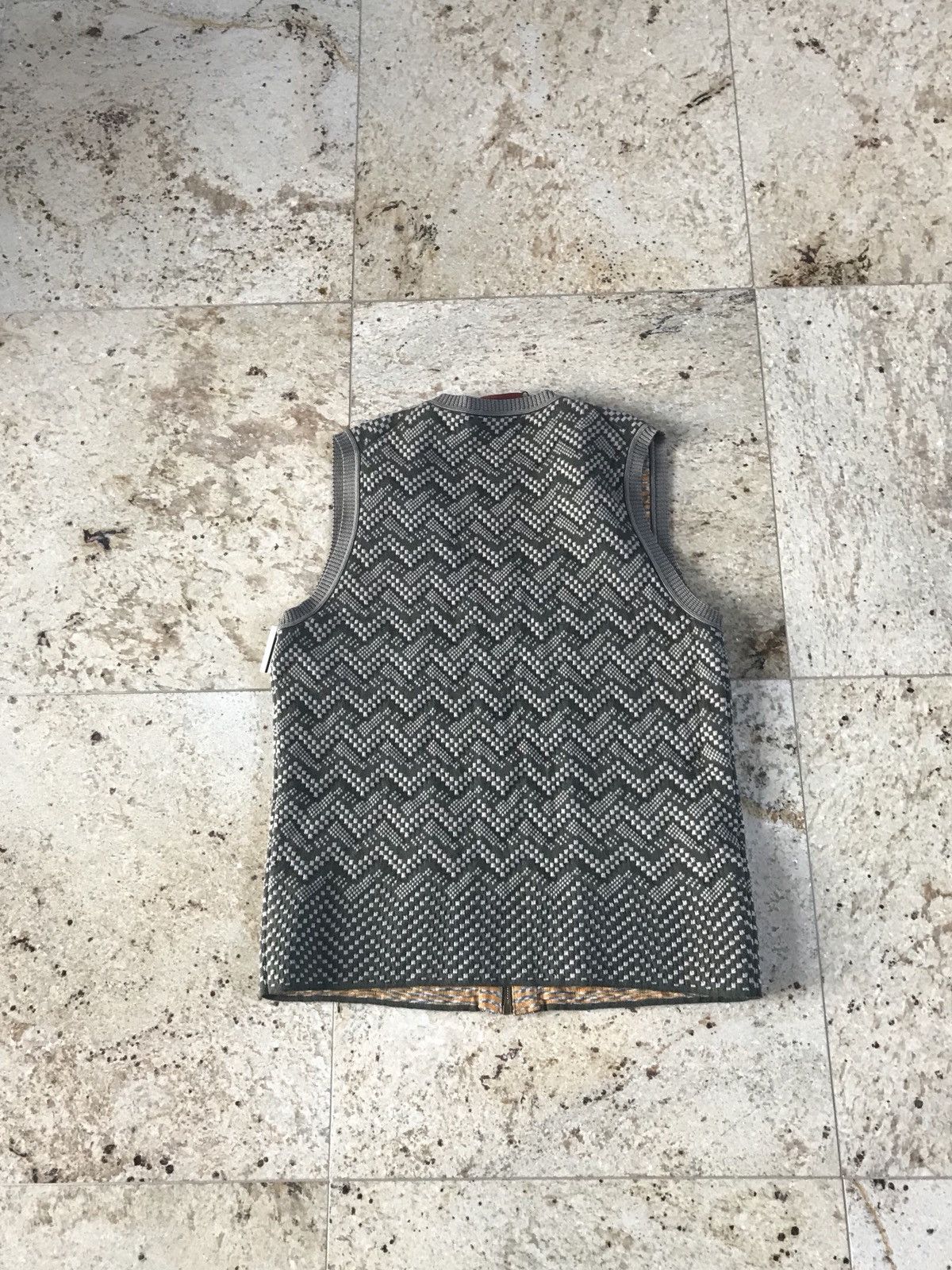 Missoni S & XL Knit Herringbone Vest In Green Size US S / EU 44-46 / 1 - 3 Thumbnail