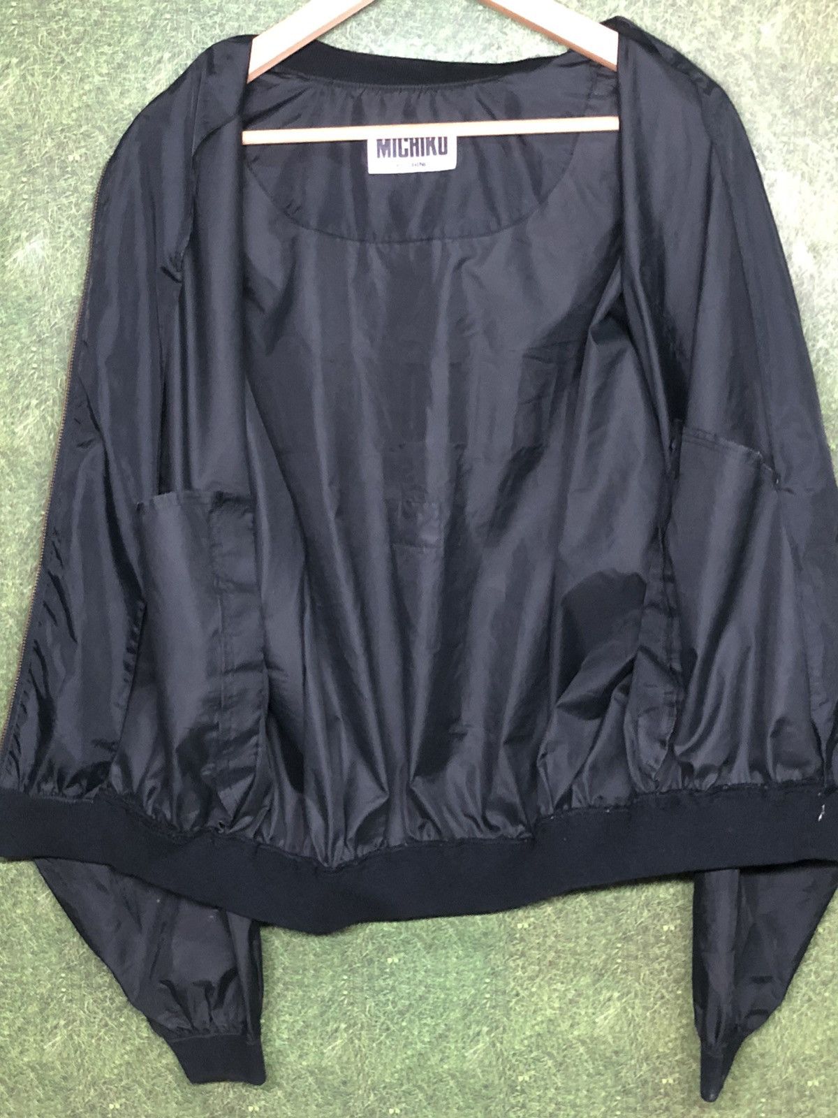 Designer × Michiko Koshino London × Vintage VINTAGE MICHIKO KOSHINO LONDON BIG LOGO BOMBER JACKET Size US L / EU 52-54 / 3 - 7 Thumbnail