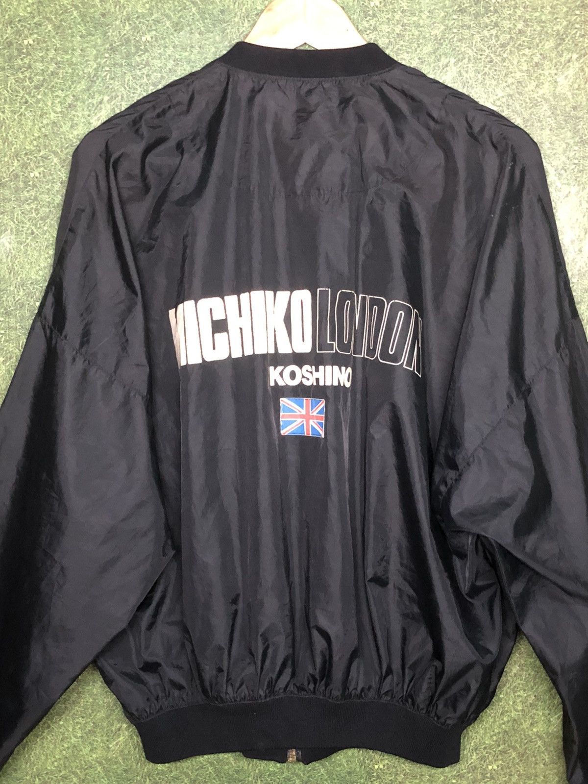Designer × Michiko Koshino London × Vintage VINTAGE MICHIKO KOSHINO LONDON BIG LOGO BOMBER JACKET Size US L / EU 52-54 / 3 - 2 Thumbnail
