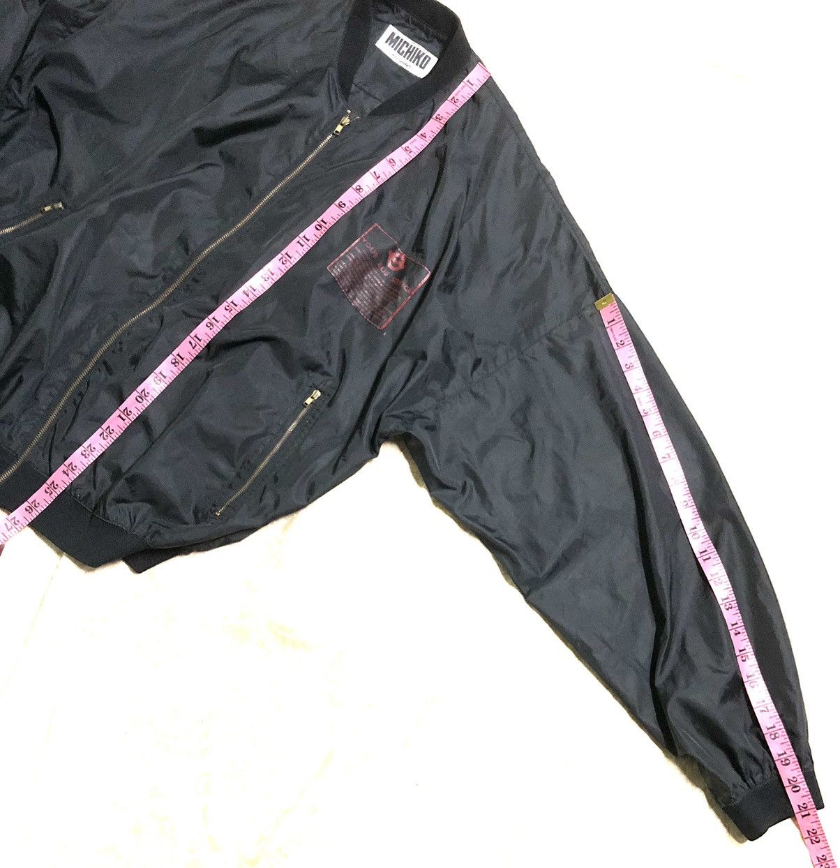 Designer × Michiko Koshino London × Vintage VINTAGE MICHIKO KOSHINO LONDON BIG LOGO BOMBER JACKET Size US L / EU 52-54 / 3 - 12 Thumbnail
