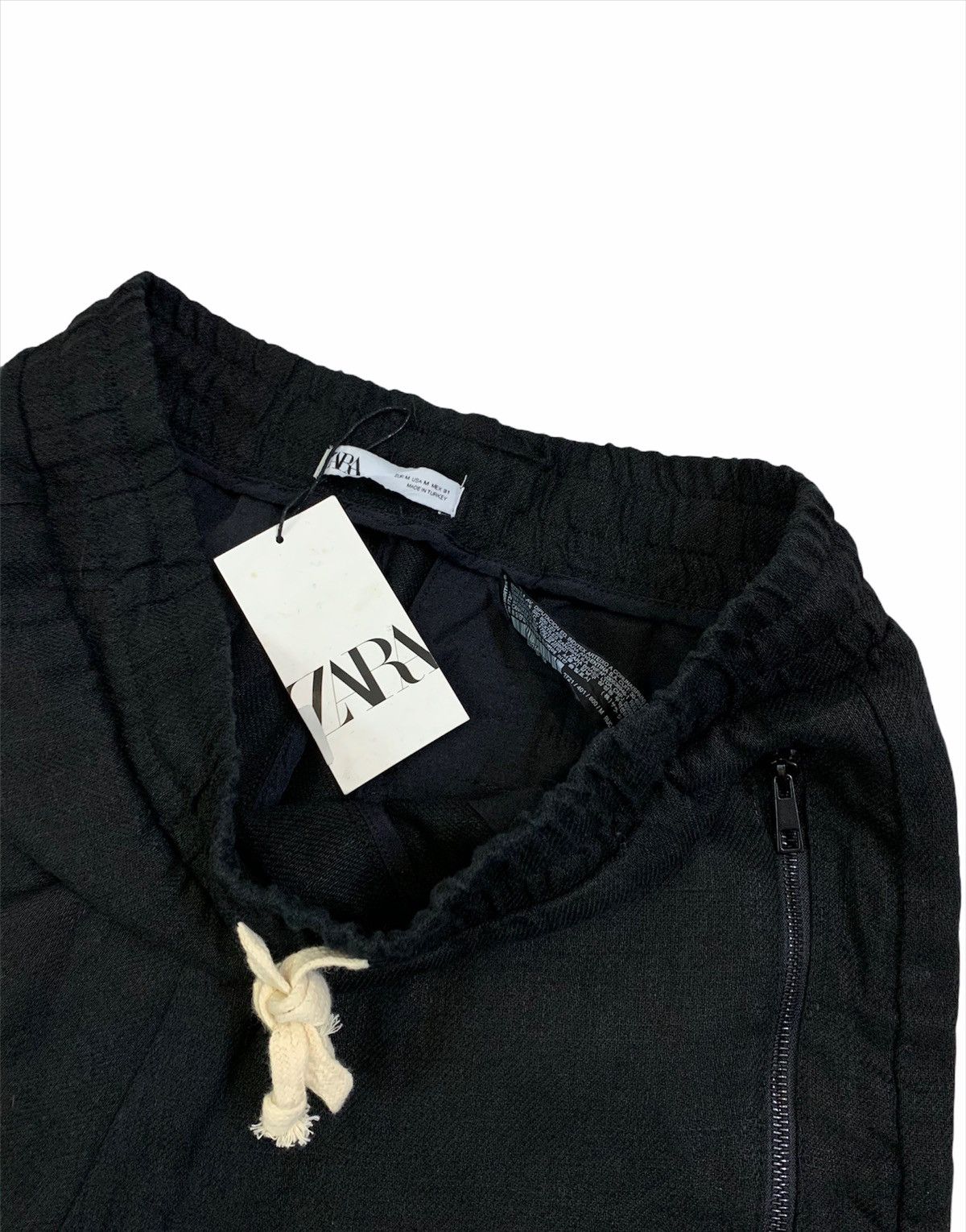 Zara Zara Dropped Croatch 100 Linen Pants Size US 34 / EU 50 - 4 Thumbnail