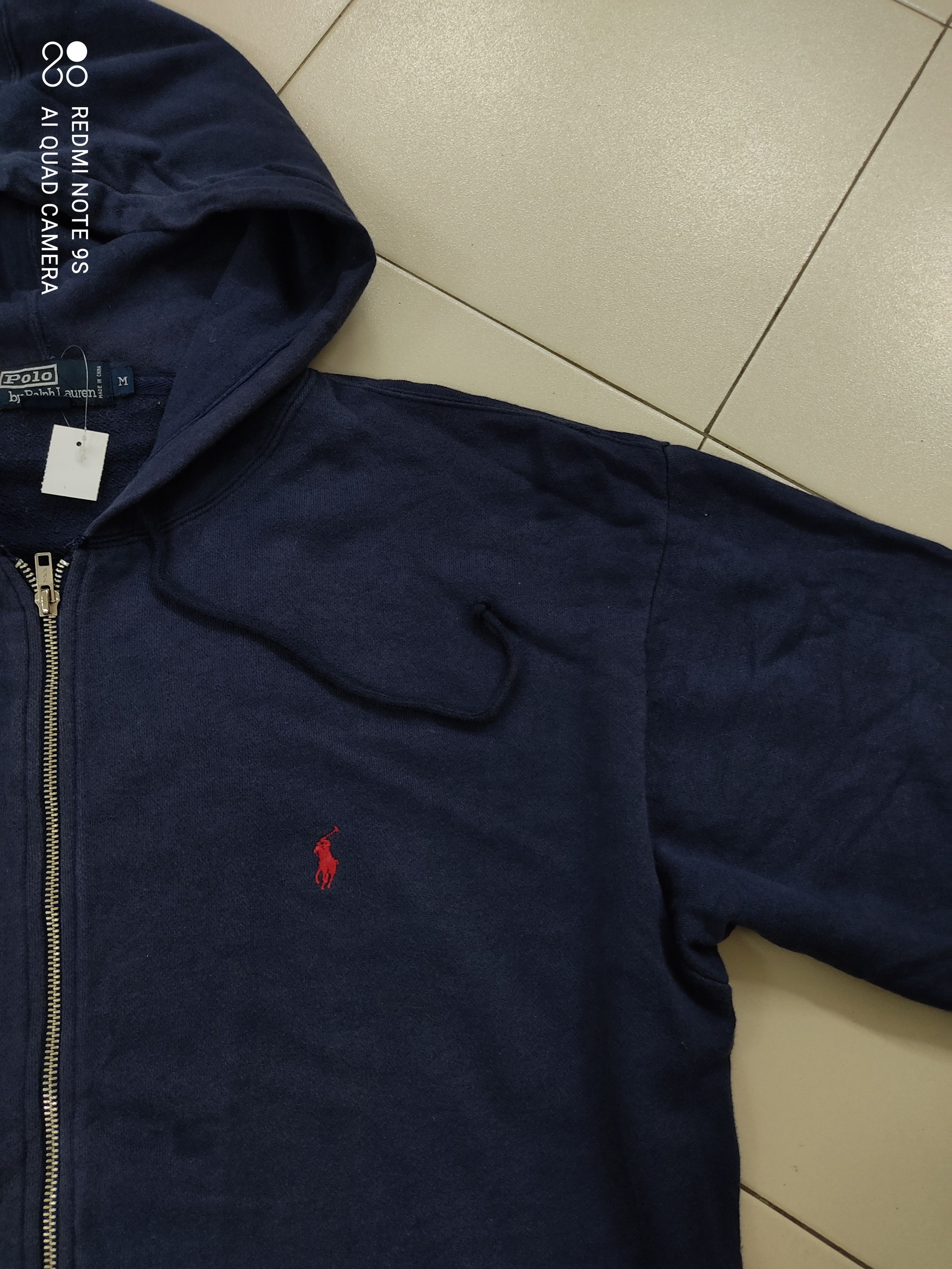 Polo Ralph Lauren × Ralph Lauren Polo Ralph Lauren Dark Blue Hoodie Size US L / EU 52-54 / 3 - 3 Thumbnail