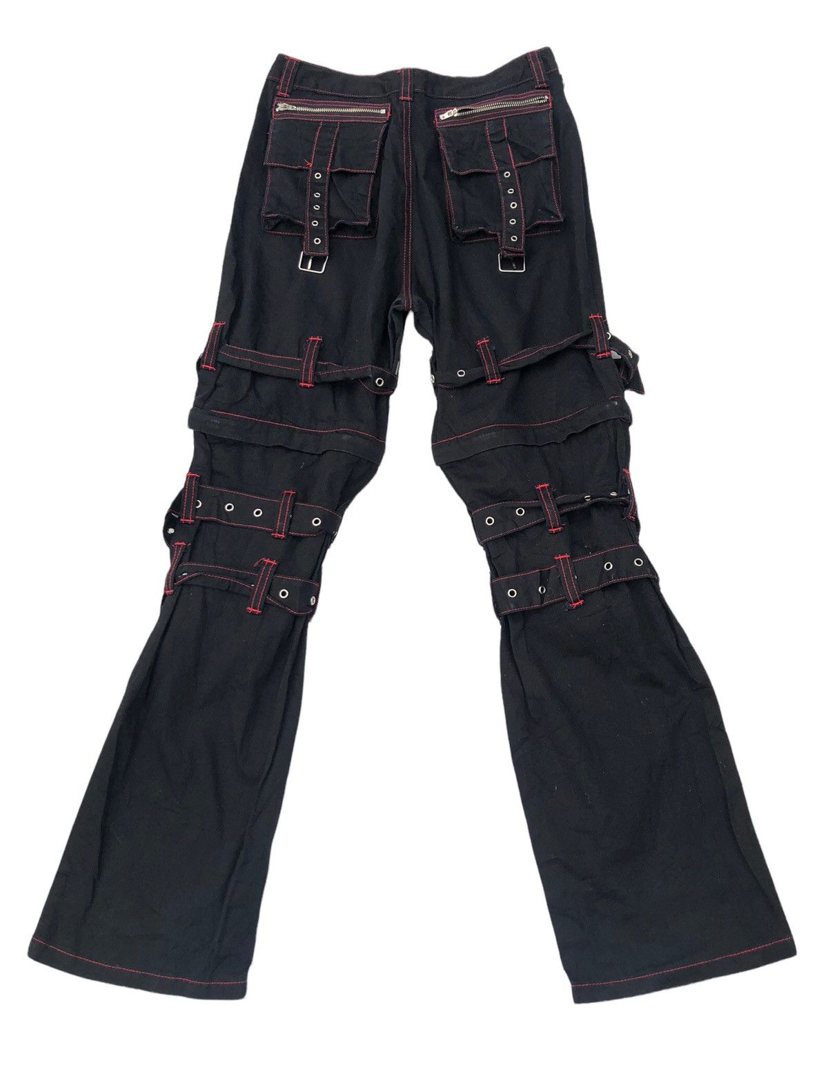 Japanese Brand × Seditionaries 🔥Japanese Harajuku Fromm Bondages Punk Flare Pants 🔥 Size US 28 / EU 44 - 2 Thumbnail
