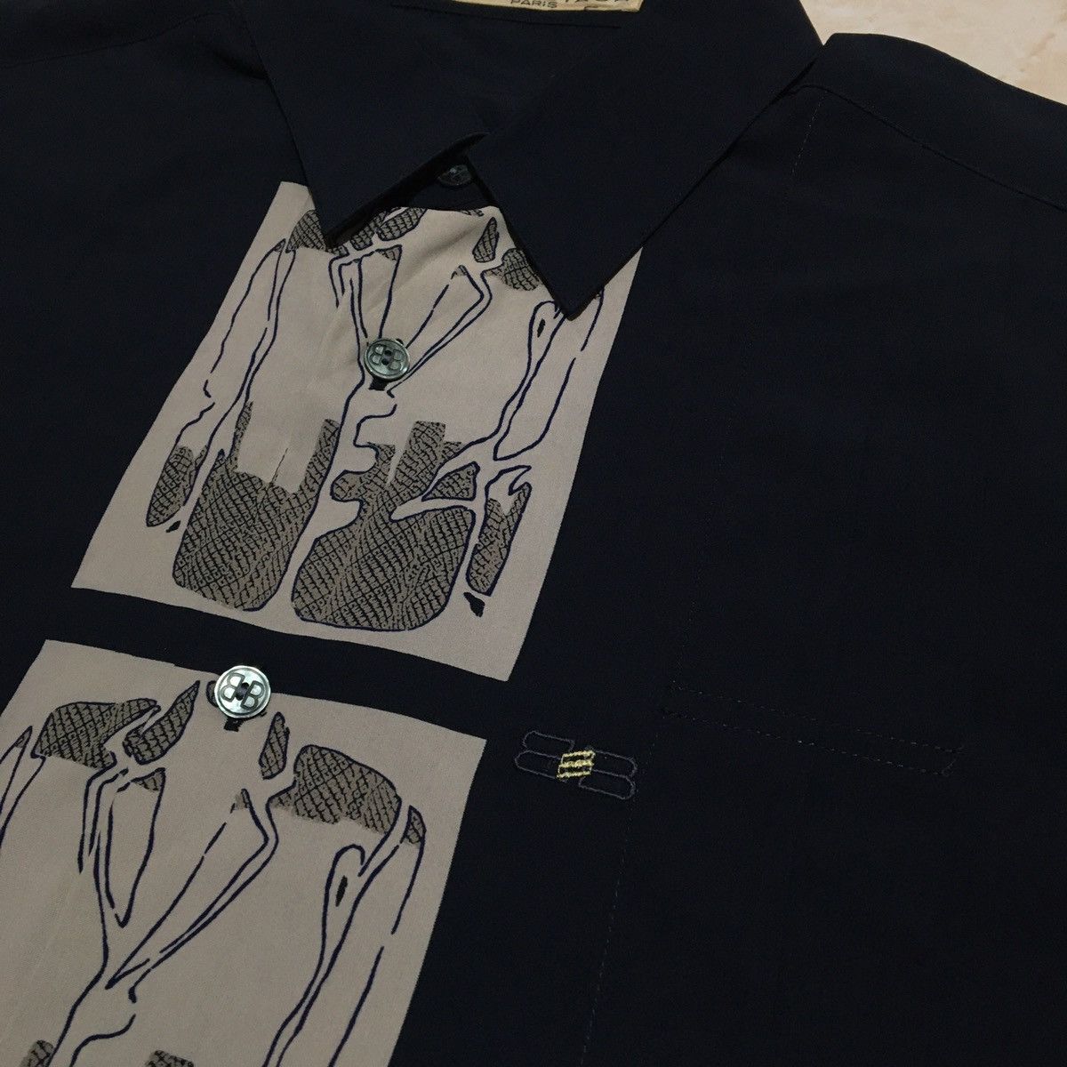 Balenciaga Vintage Balenciaga Silk Shirt Size US M / EU 48-50 / 2 - 3 Thumbnail