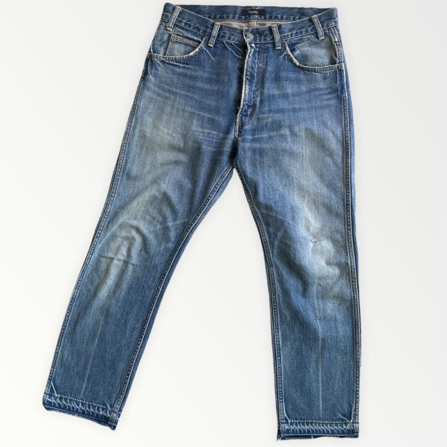 image of Undercover Ss13 “Talking Head” Baggy Jeans in Blue, Men's (Size 31)