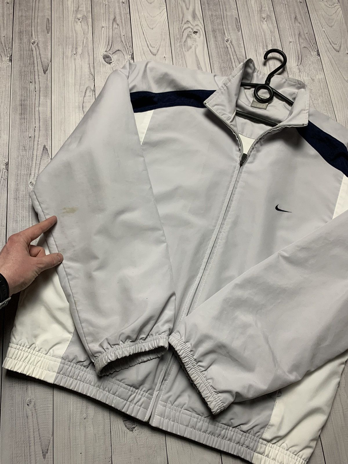 Nike × Vintage Vintage Nike track jacket logo size L Size US L / EU 52-54 / 3 - 8 Thumbnail
